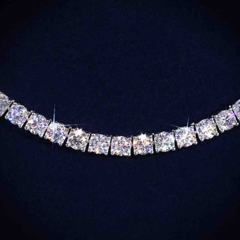 4MM Moissanite Tennis Chain 14K Gold、mySite、hinf8tx79