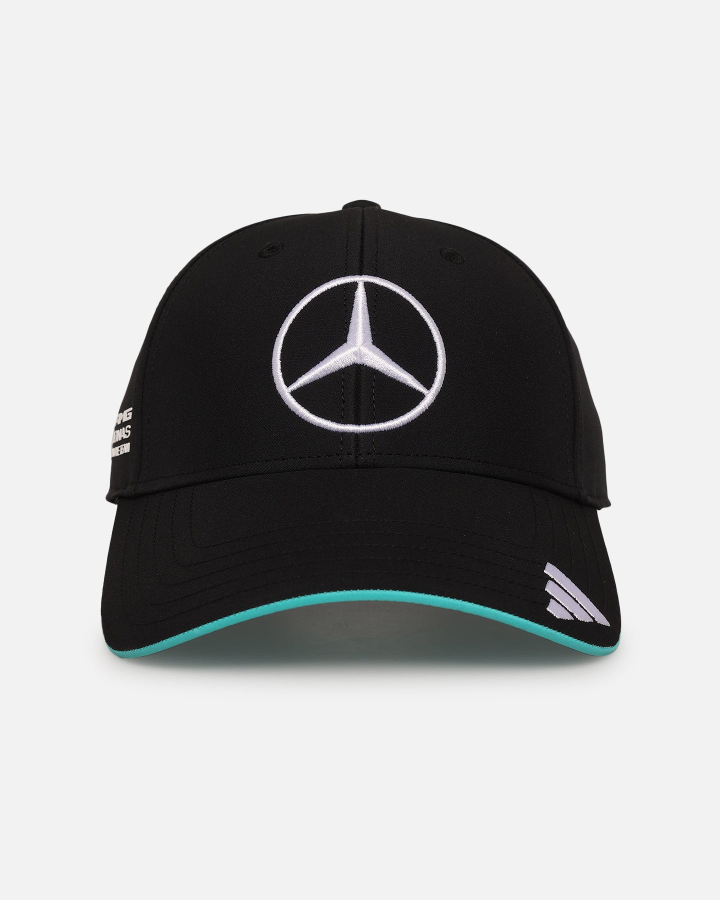adidas x Mercedes-AMG PETRONAS Formula One 2025 F1 Driver Strapback Cap Black/White、mySite、zt4zffjzw