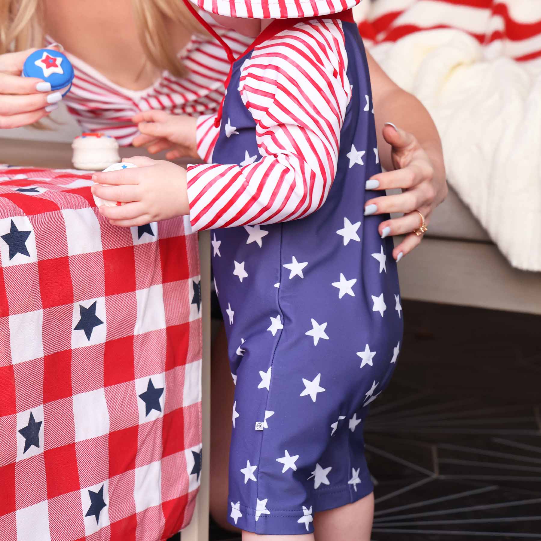  Long Sleeve Rash Guard Swim Romper Shortie | Star-Spangled Summer、mySite、layawaytickets