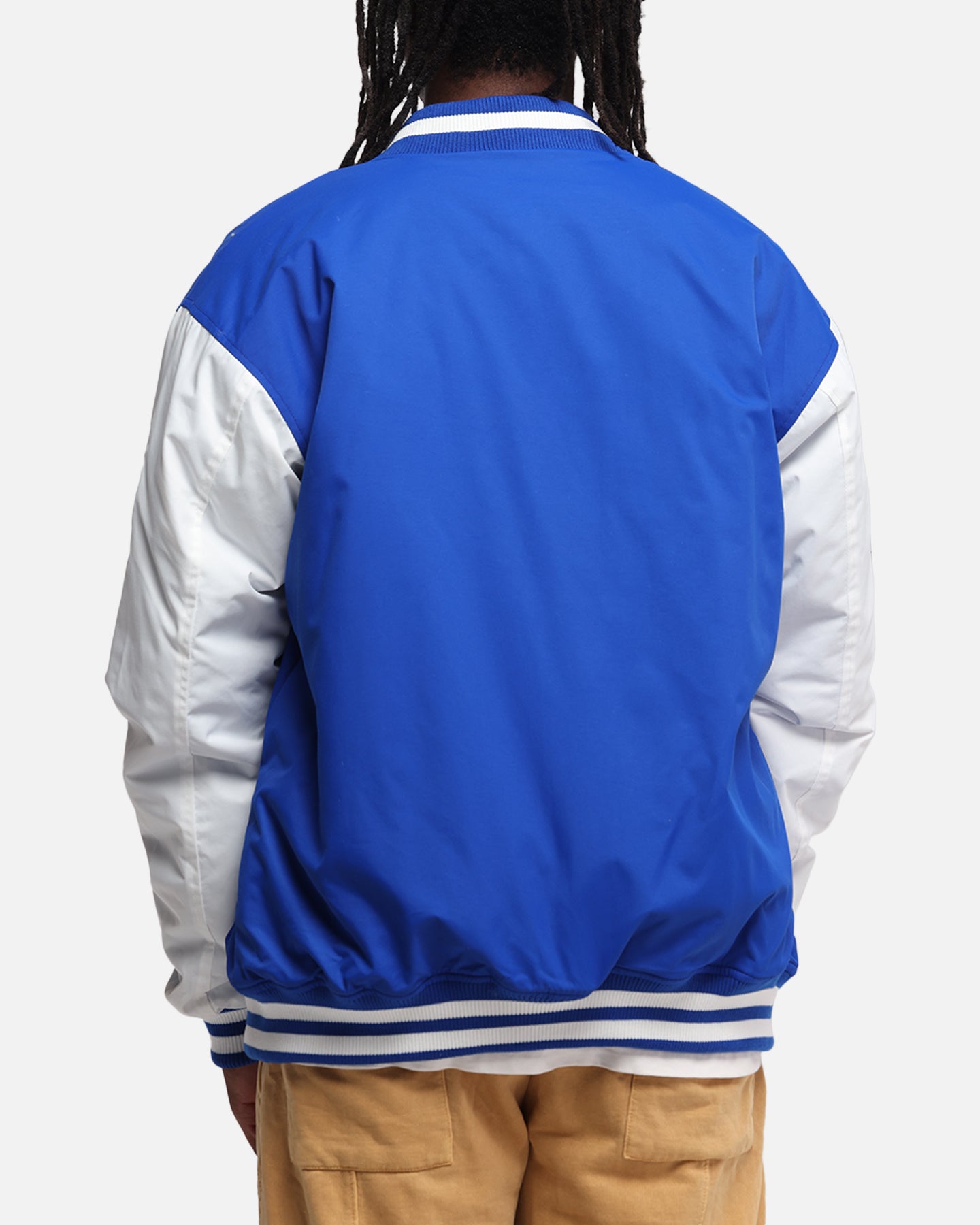 Bleacher Athletic Canterbury-Bankstown Bulldogs NRL 1908 Baseball Varsity Jacket Official Team Colour、mySite、zt4zffjzw