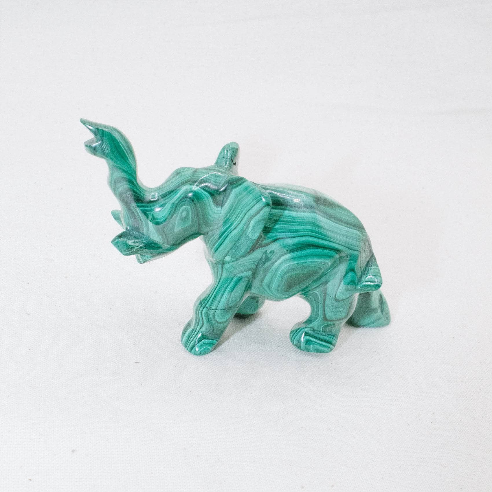 Genuine Malachite Elephants - Hand Carved - 1 of a Kind、mySite、hinf8tx79