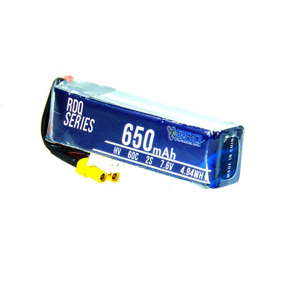  RDQ Series 7.6V 2S 650mAh 60C LiHV Micro Battery - XT30、mySite、merchandisen