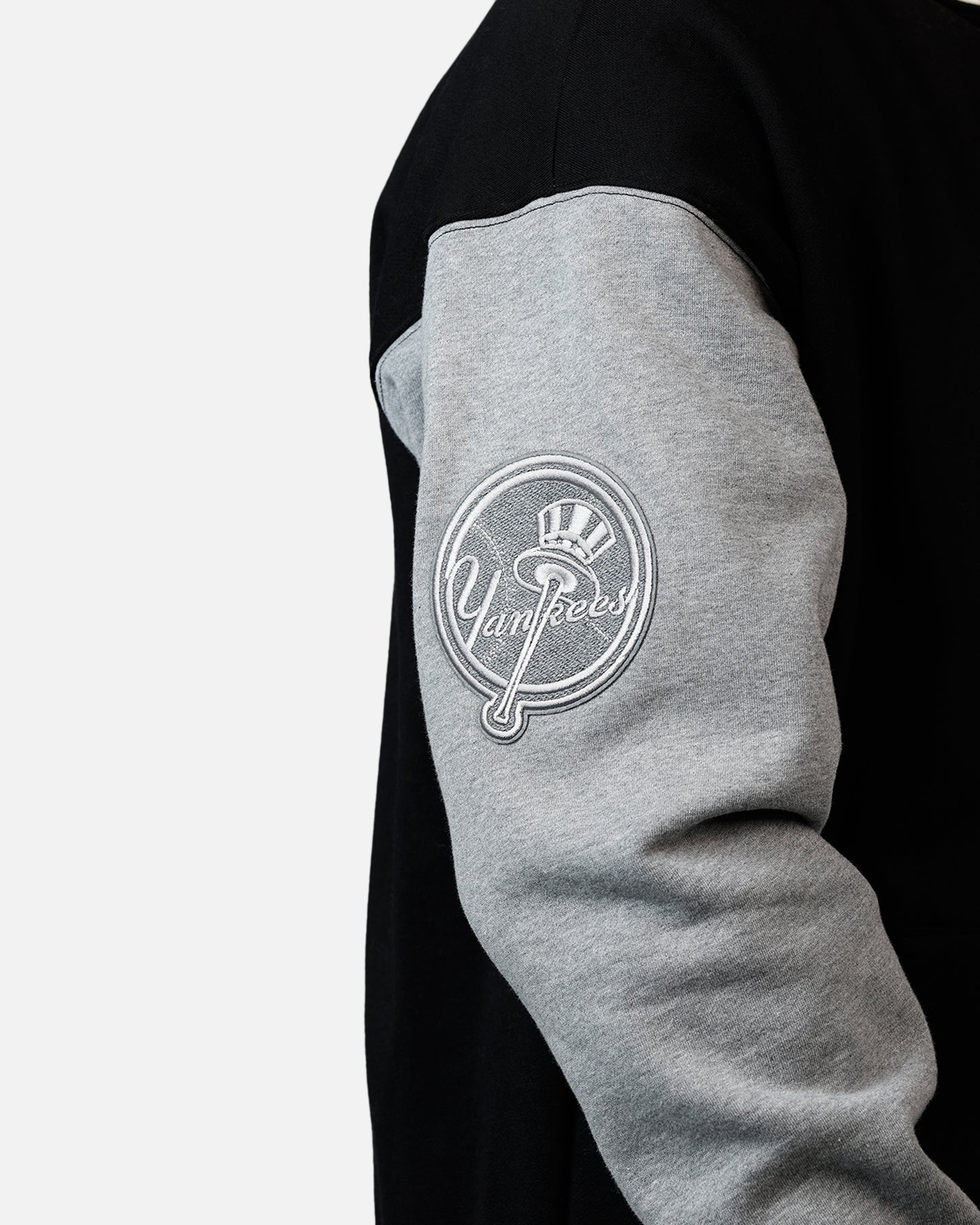 Pro Standard New York Yankees Reverse French Terry Hoodie Black/Grey、mySite、zt4zffjzw