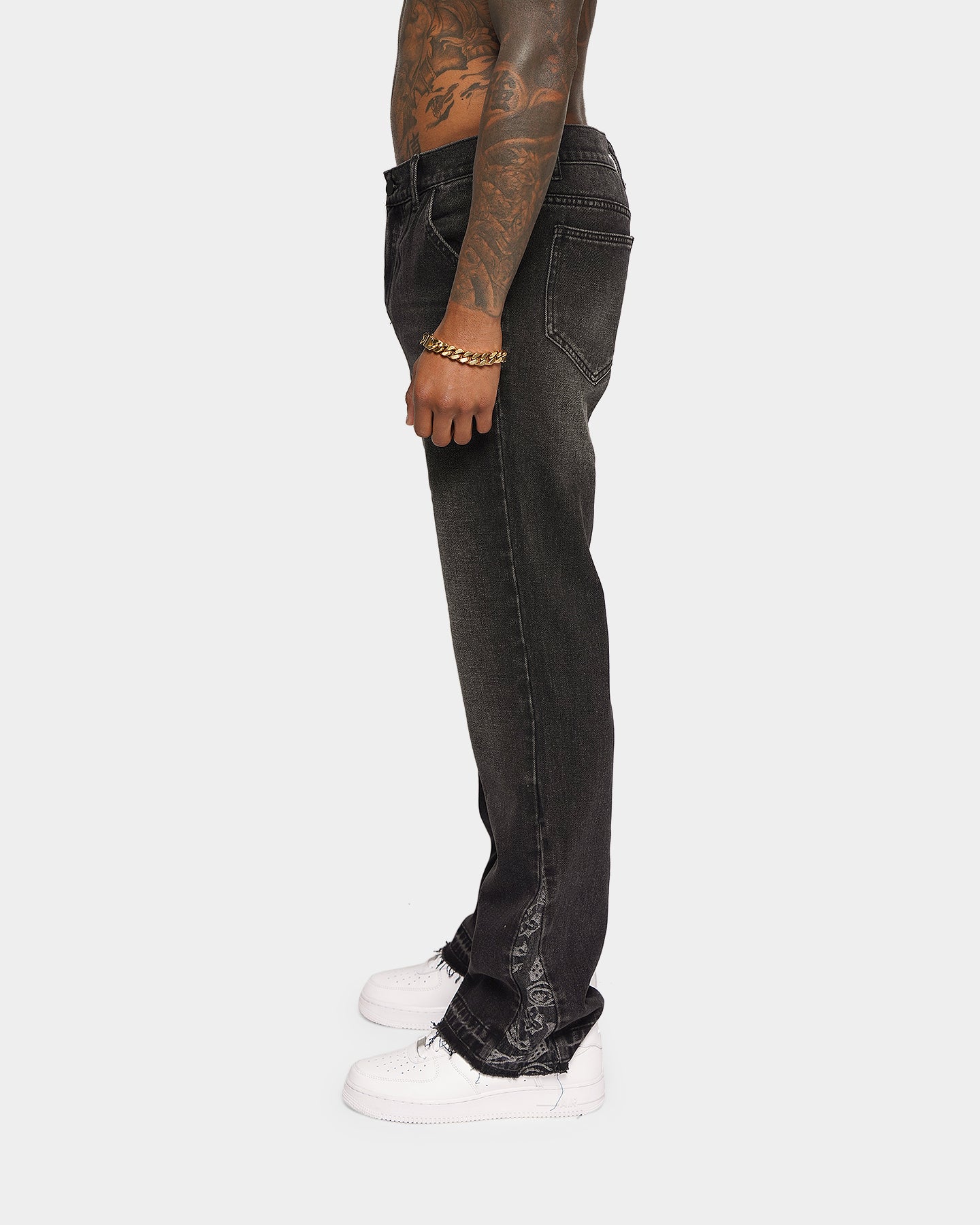 XXIII Hazz Flared Jeans Black/Paisley、mySite、zt4zffjzw