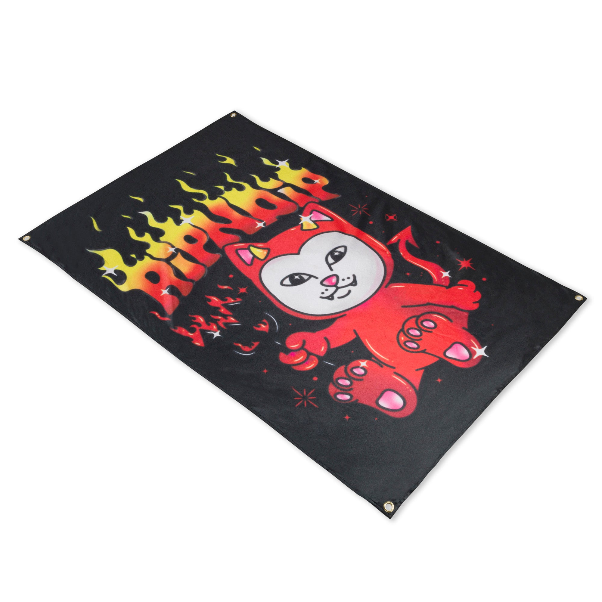  Scary Cute Wall Banner (Black)、mySite、merchandisen