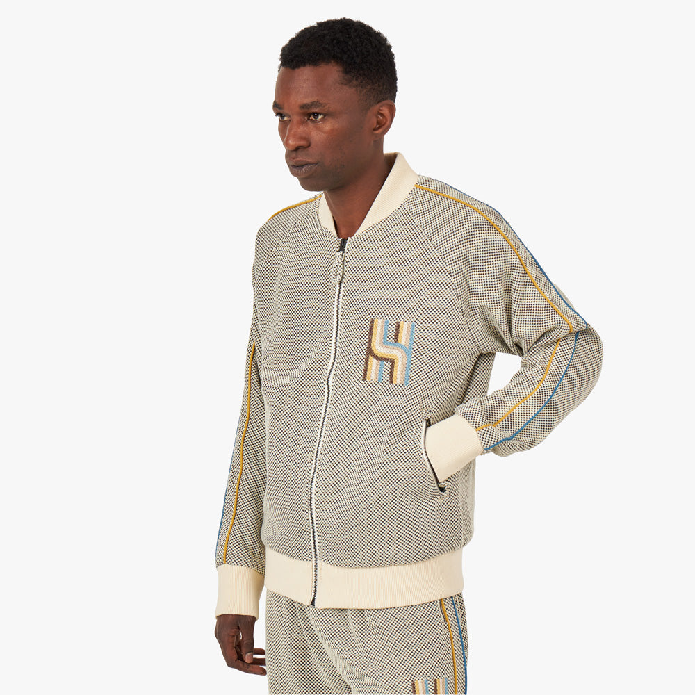  Honor The Gift Novelty Knit Track Jacket / Cream、mySite、merchandisen