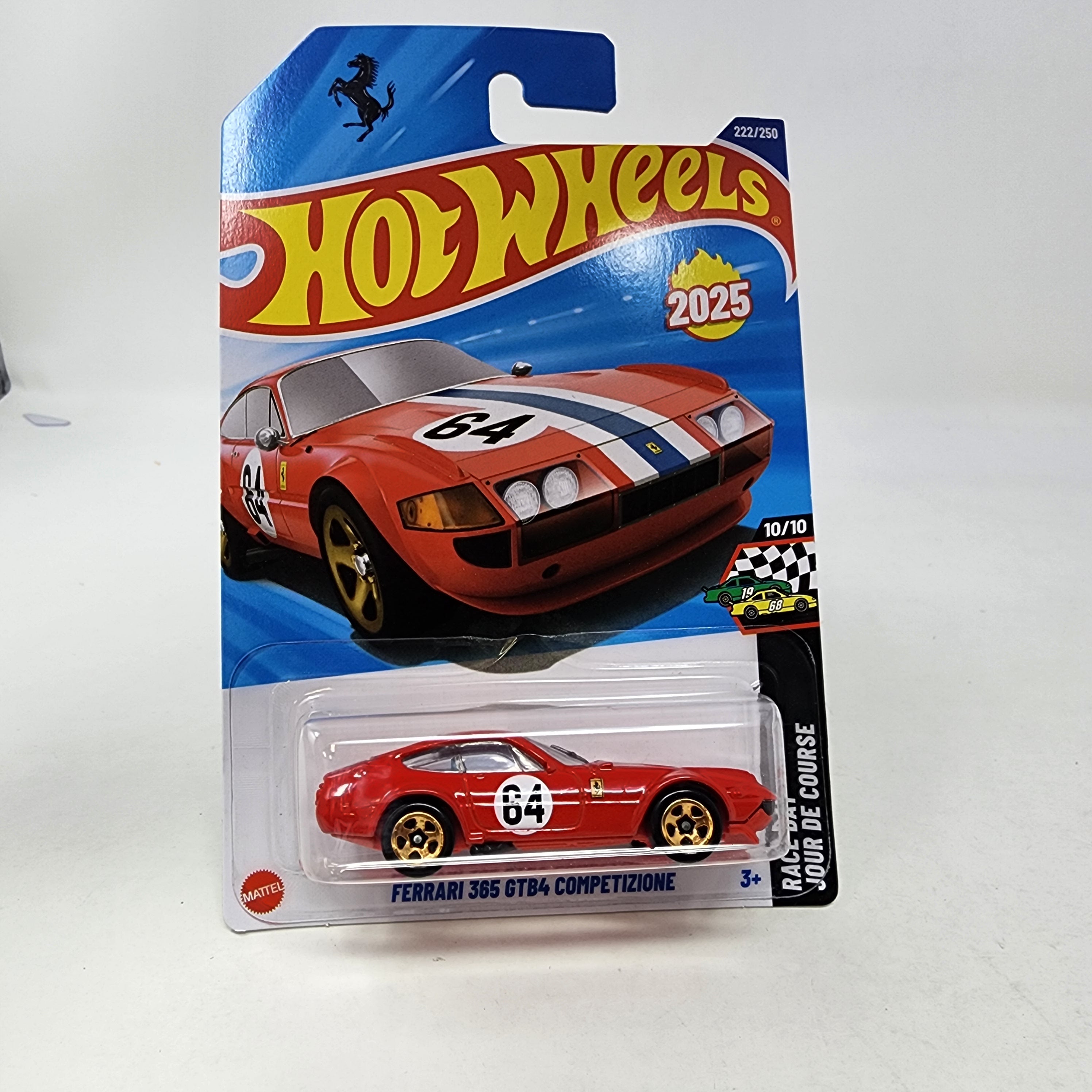 Ferrari 365 GTB4 Competizione #222 * 2025 Hot Wheels NEW! L Case、mySite、hgirdovlk