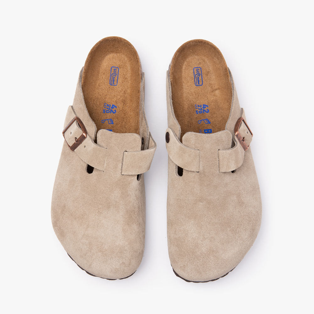  Birkenstock Boston Soft Footbed / Taupe、mySite、merchandisen