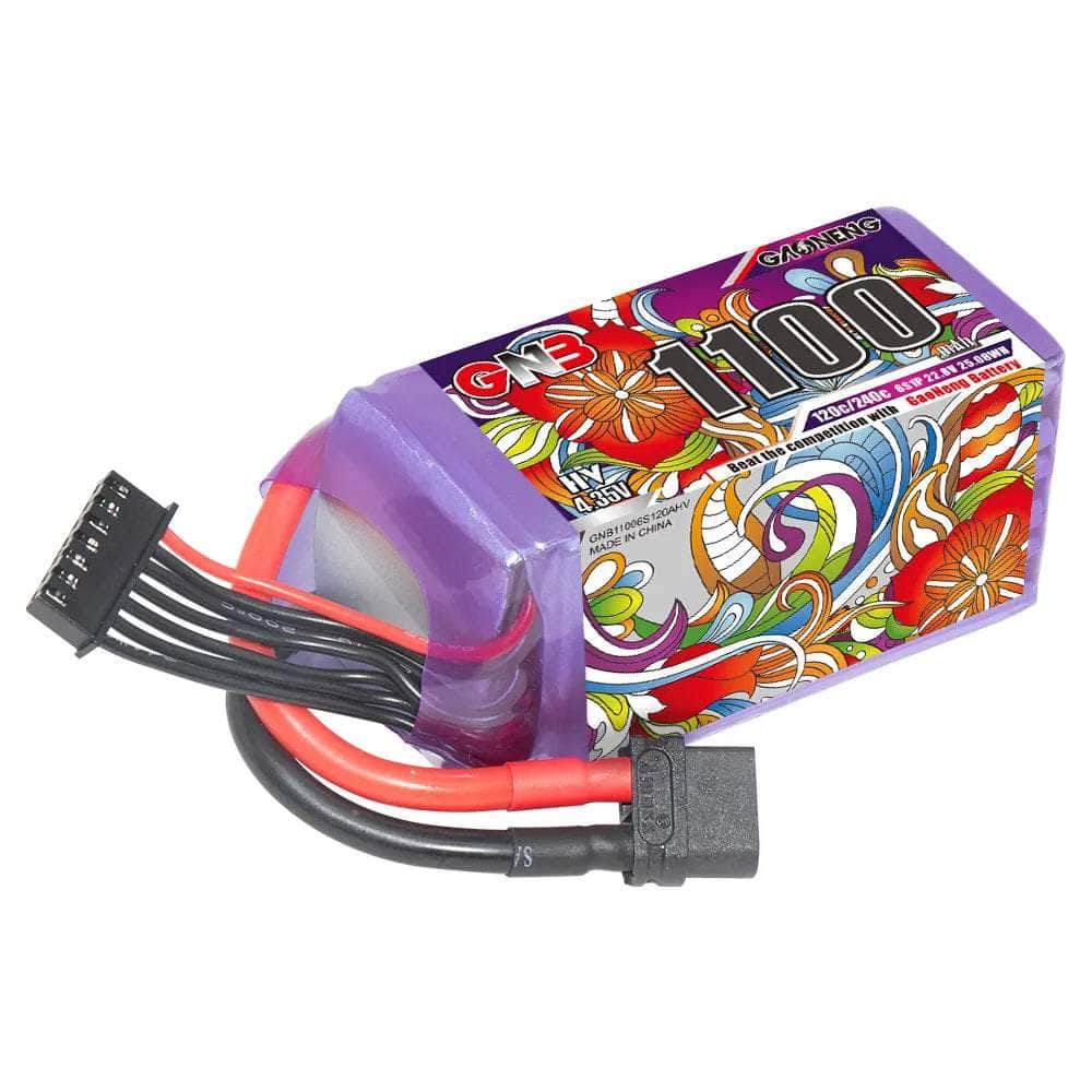  Gaoneng GNB 22.8V 6S 1100mAh 120C LiHV Battery - XT60、mySite、merchandisen