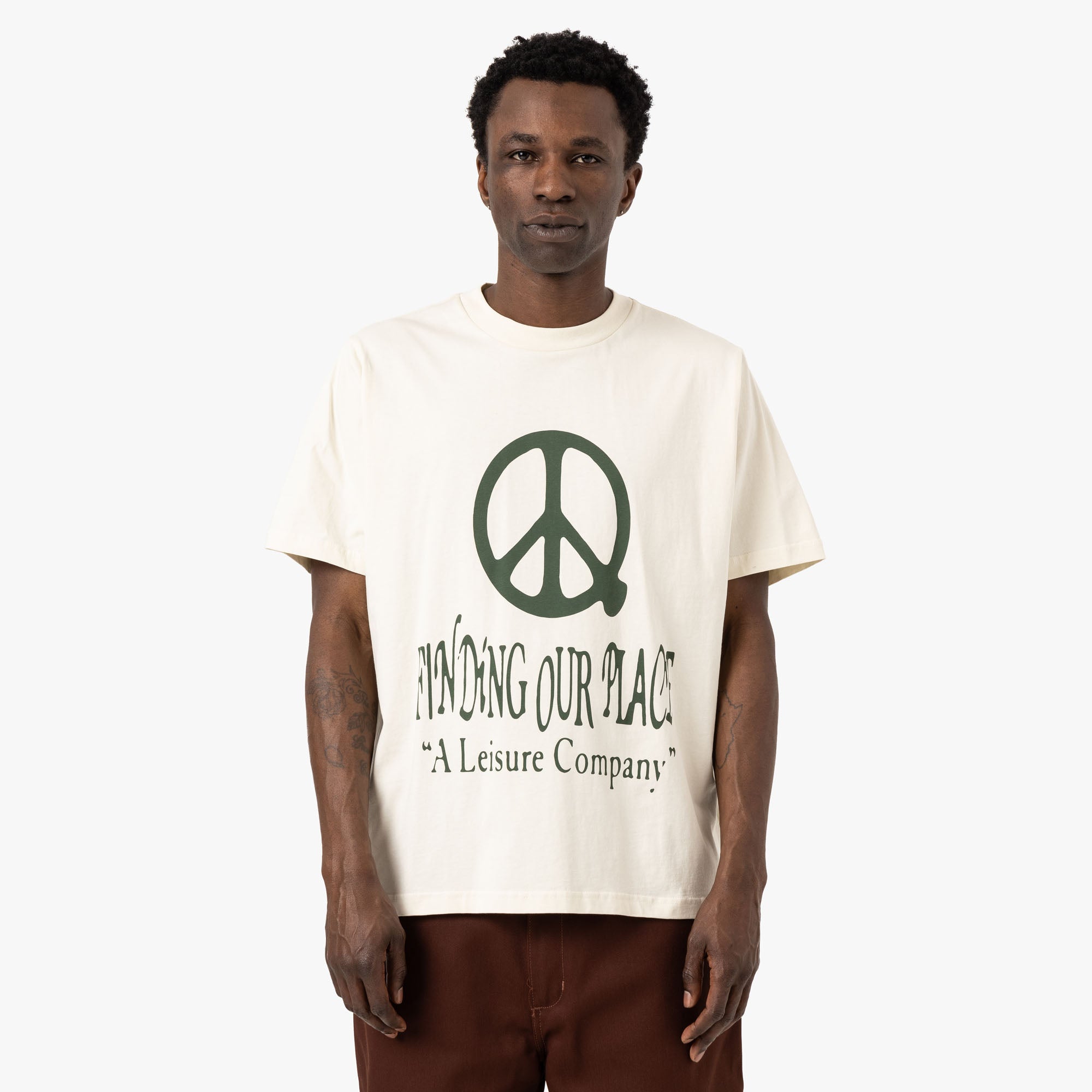  Museum Of Peace & Quiet Our Place T-Shirt / Bone、mySite、merchandisen
