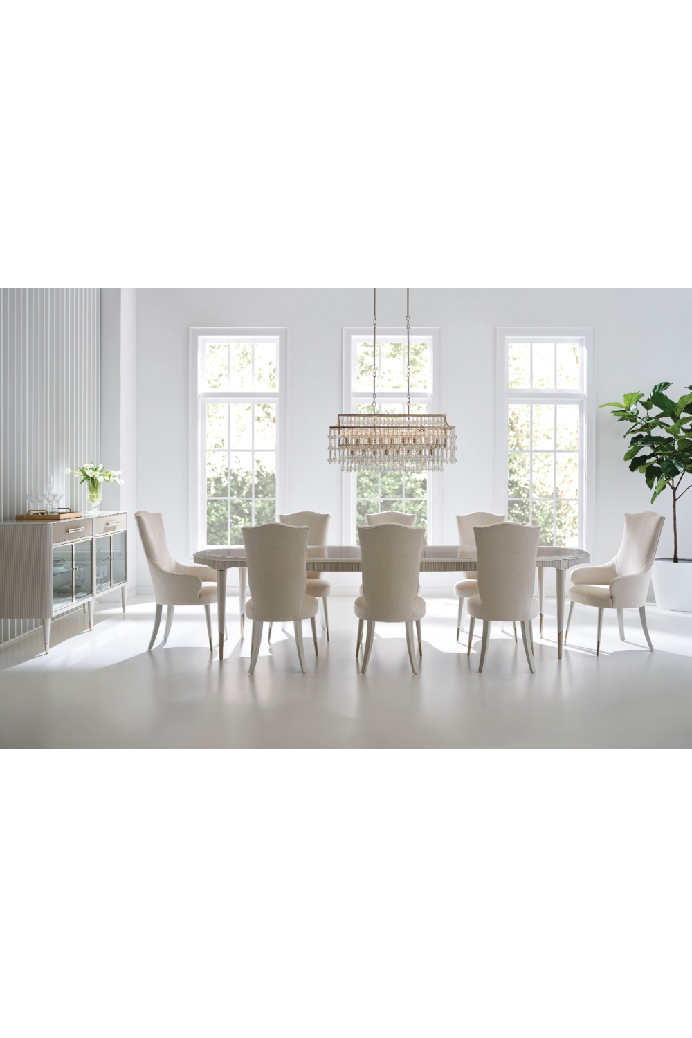 Cream Oval Dining Table | Caracole Love Feast、mySite、neckold
