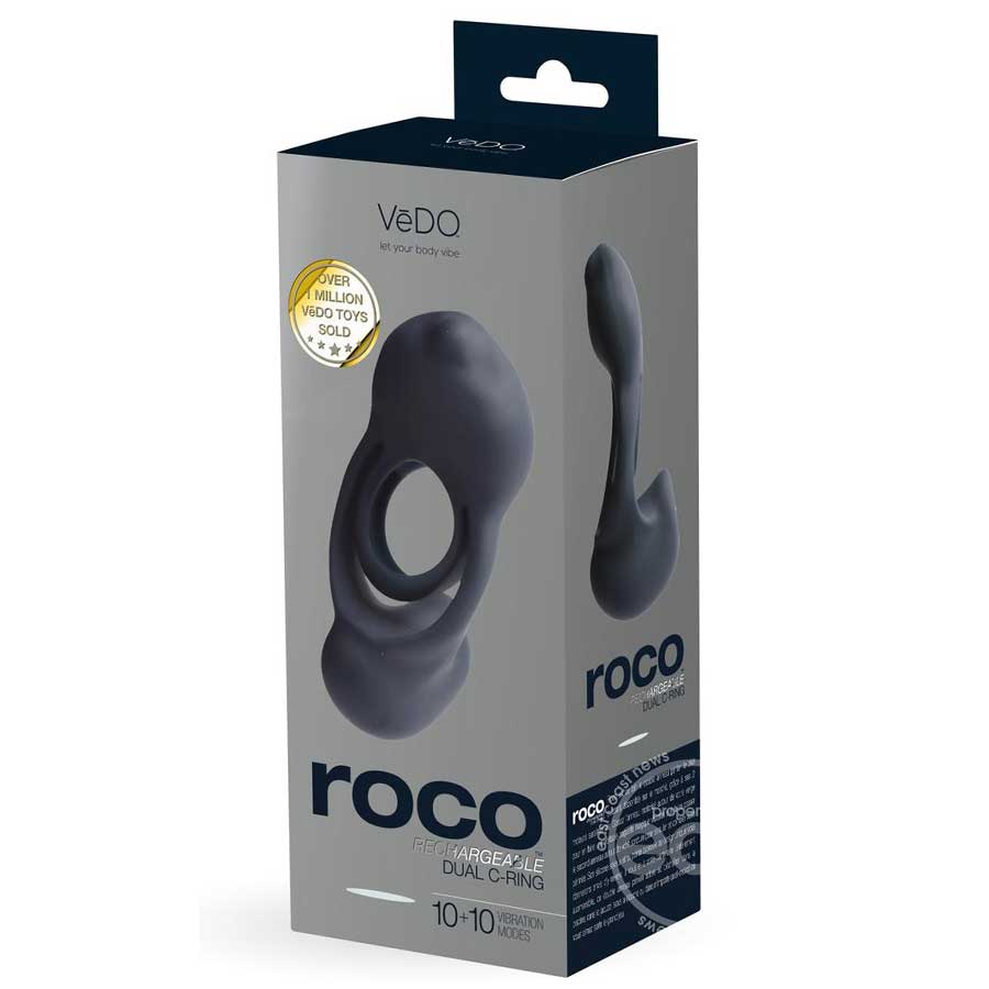 VeDo Roco Rechargeable Dual Vibrating Silicone C-Ring、mySite、bottomscart