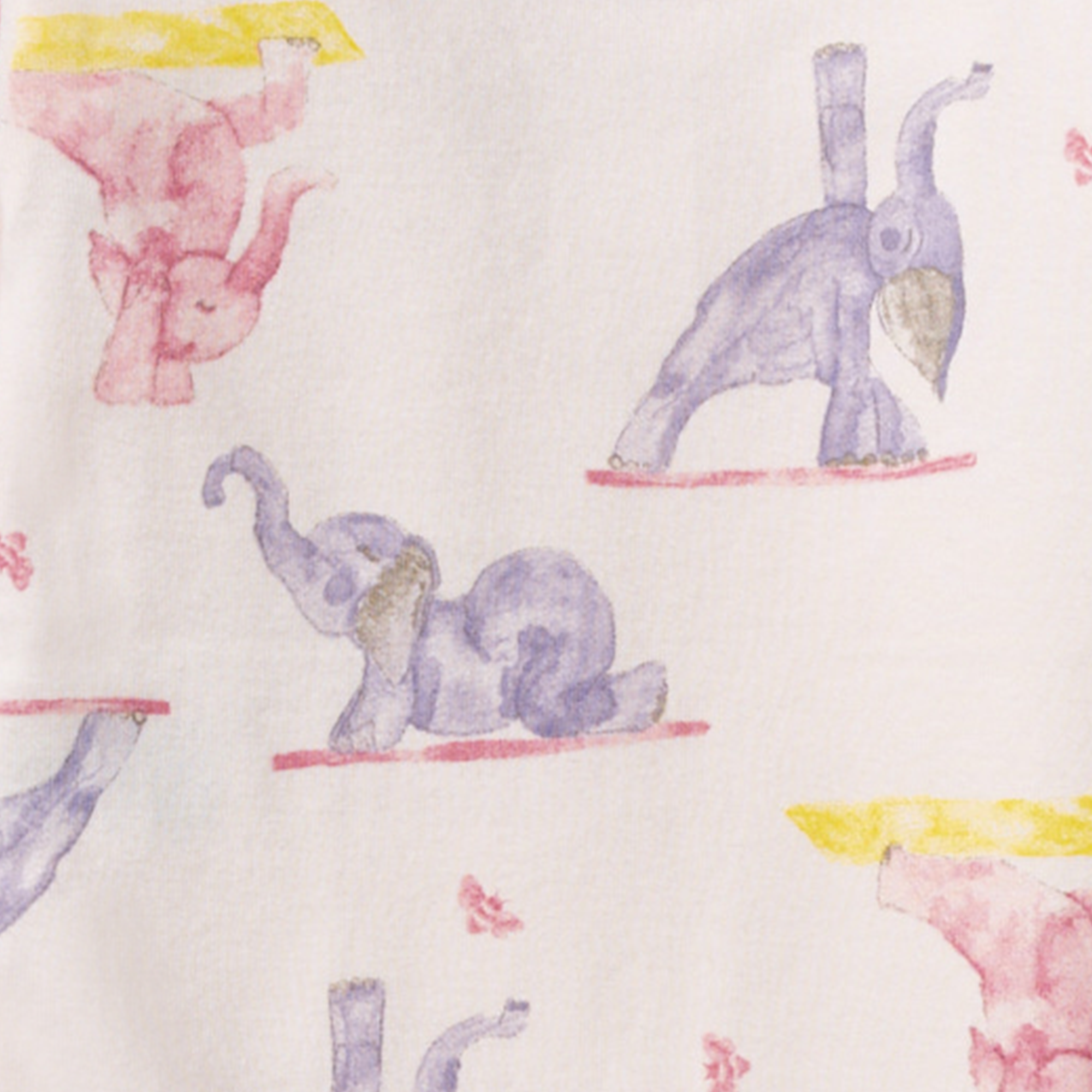 Yogi Elephants Organic Two-Piece Pajamas、mySite、g9winljtr