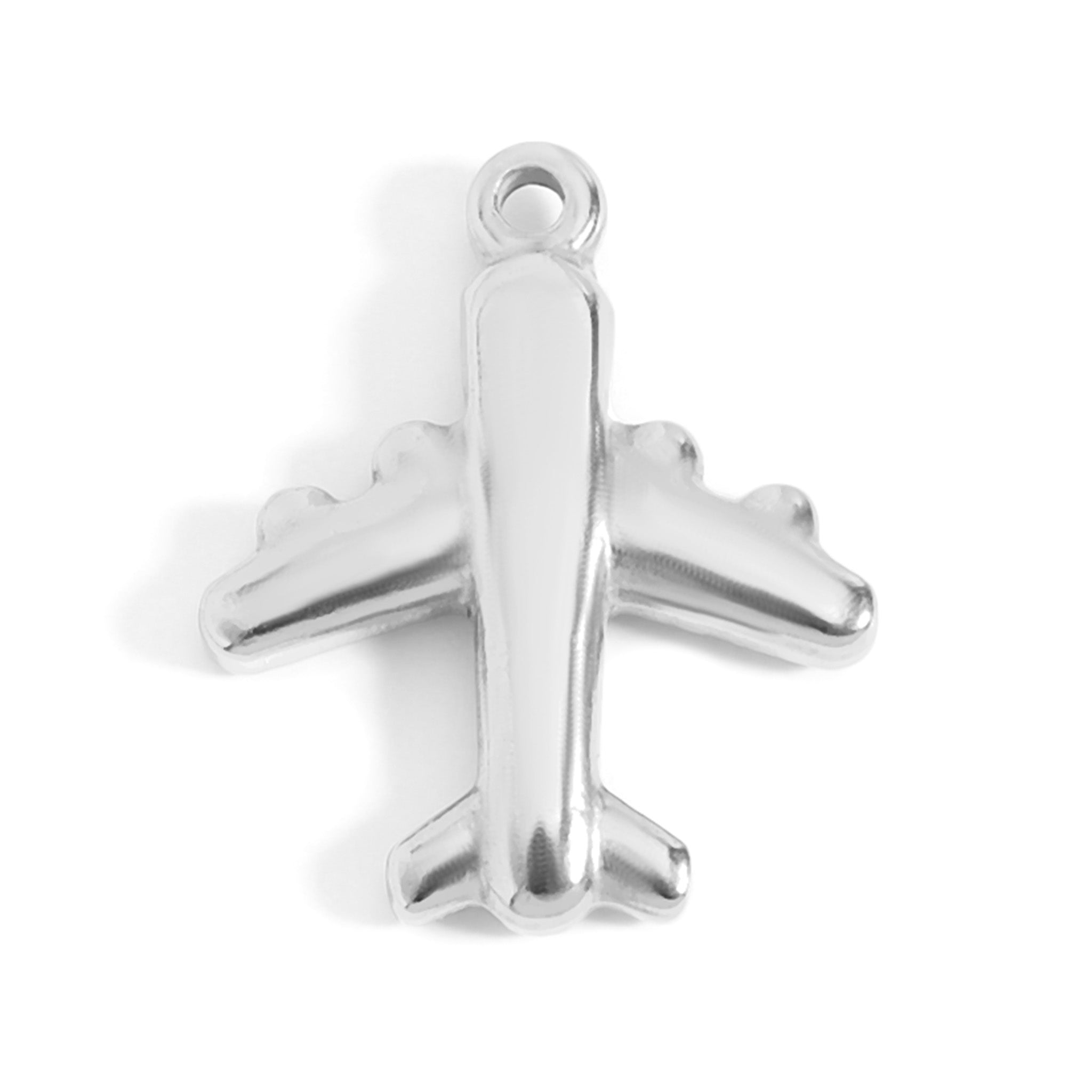 18K Gold PVD Stainless Steel Airplane Charm / PDL0095、mySite、dreamappss