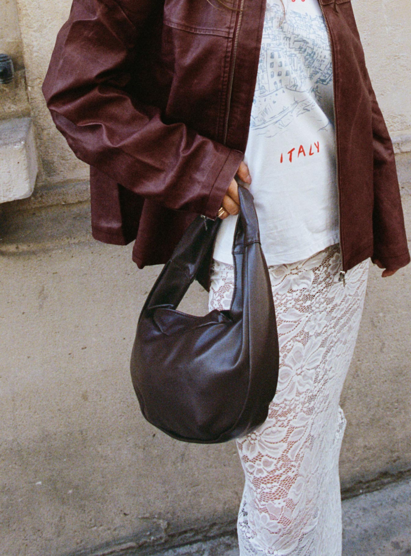 Prospect Park Shoulder Bag Chocolate、mySite、solidvoid