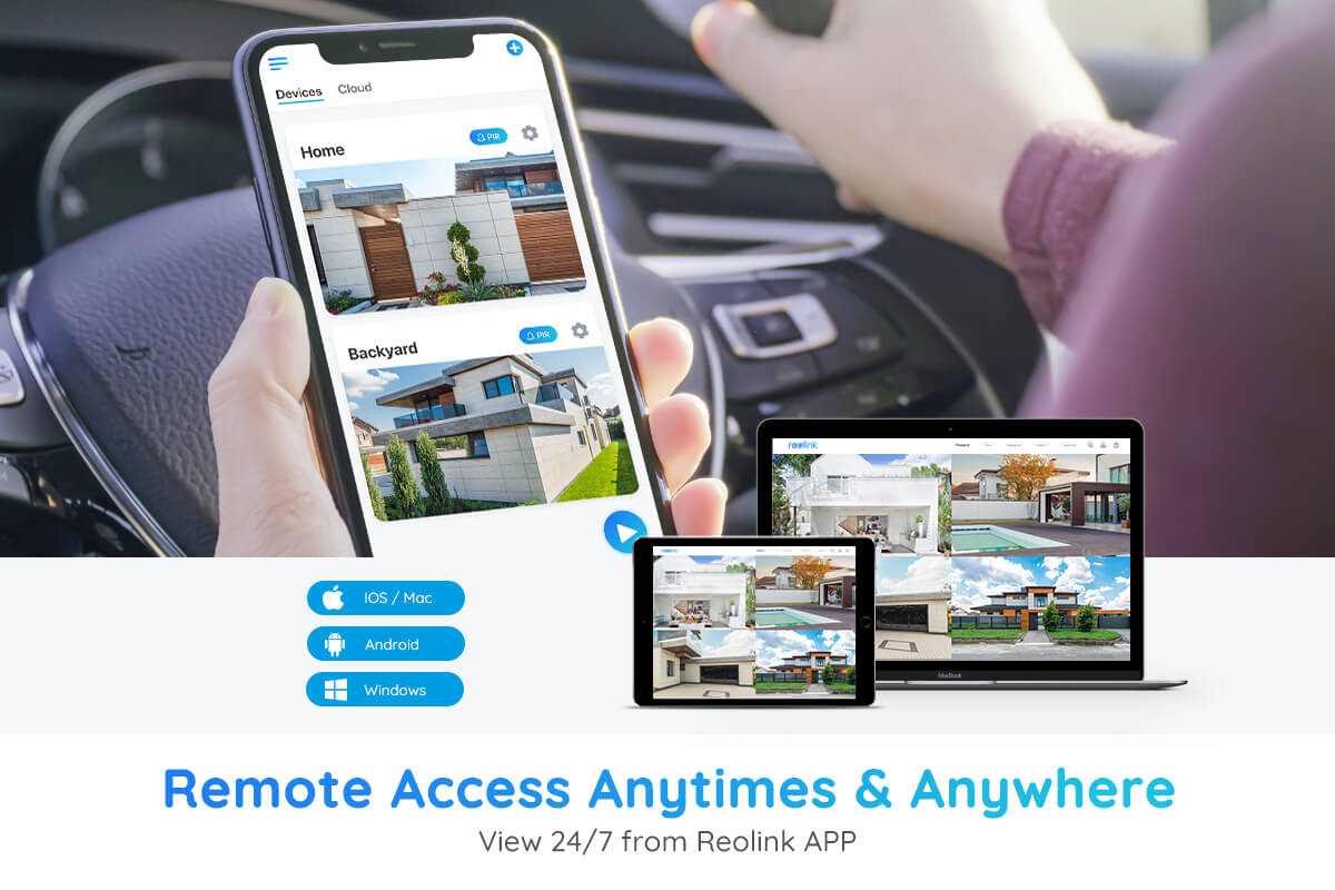 Reolink 8CH Outdoor Security Camera System 4K POE CCTV RLK8-810B8-A、mySite、camillekostekn