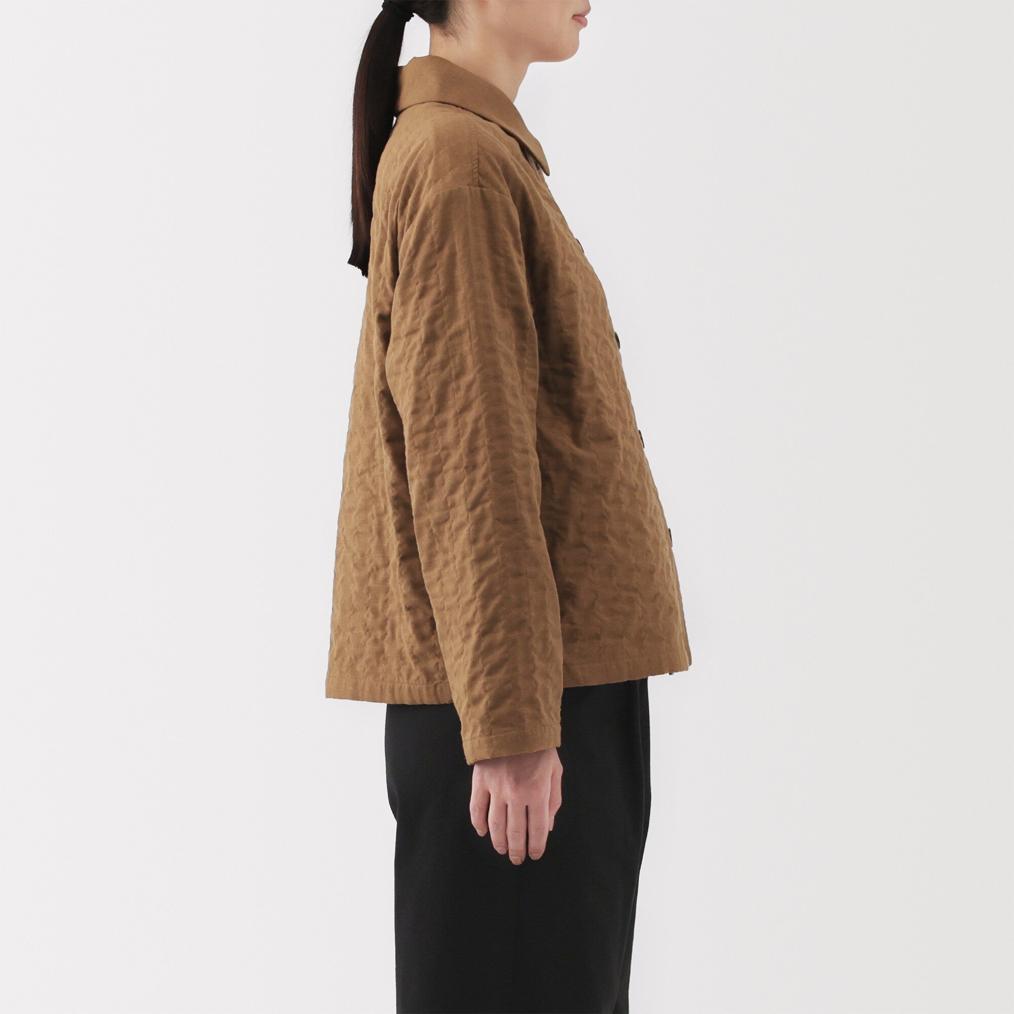  Women's Kapok Blend Double Gauze Quilted Jacket、mySite、sugarbowlscore