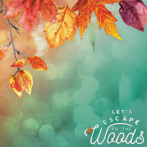  Scrapbook Paper - Autumn Woods、mySite、ghnorth