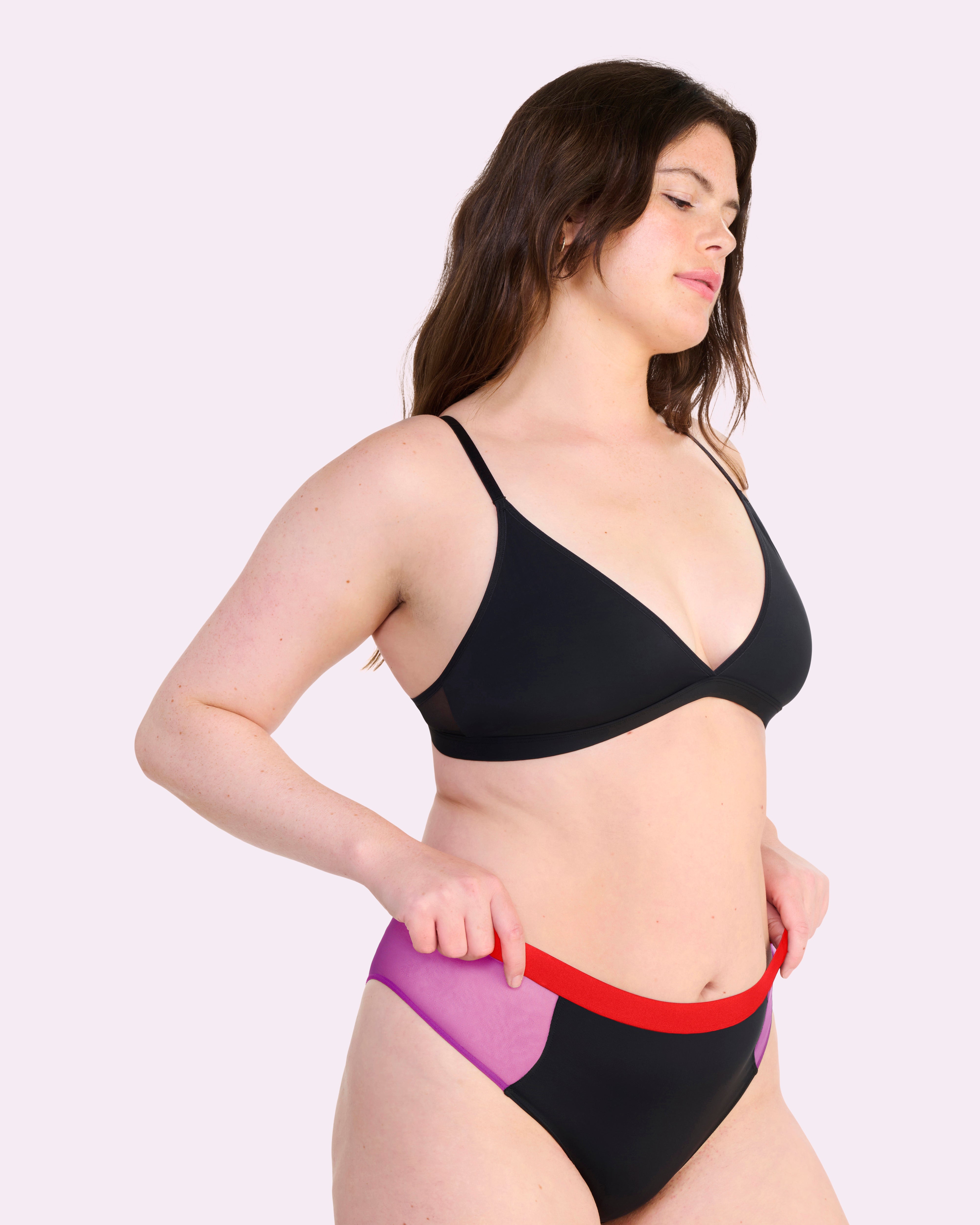 Re:Play High Waisted Brief | Ultra-Soft Re:Play (Eightball Colorblock)、mySite、bengalsvssteelers