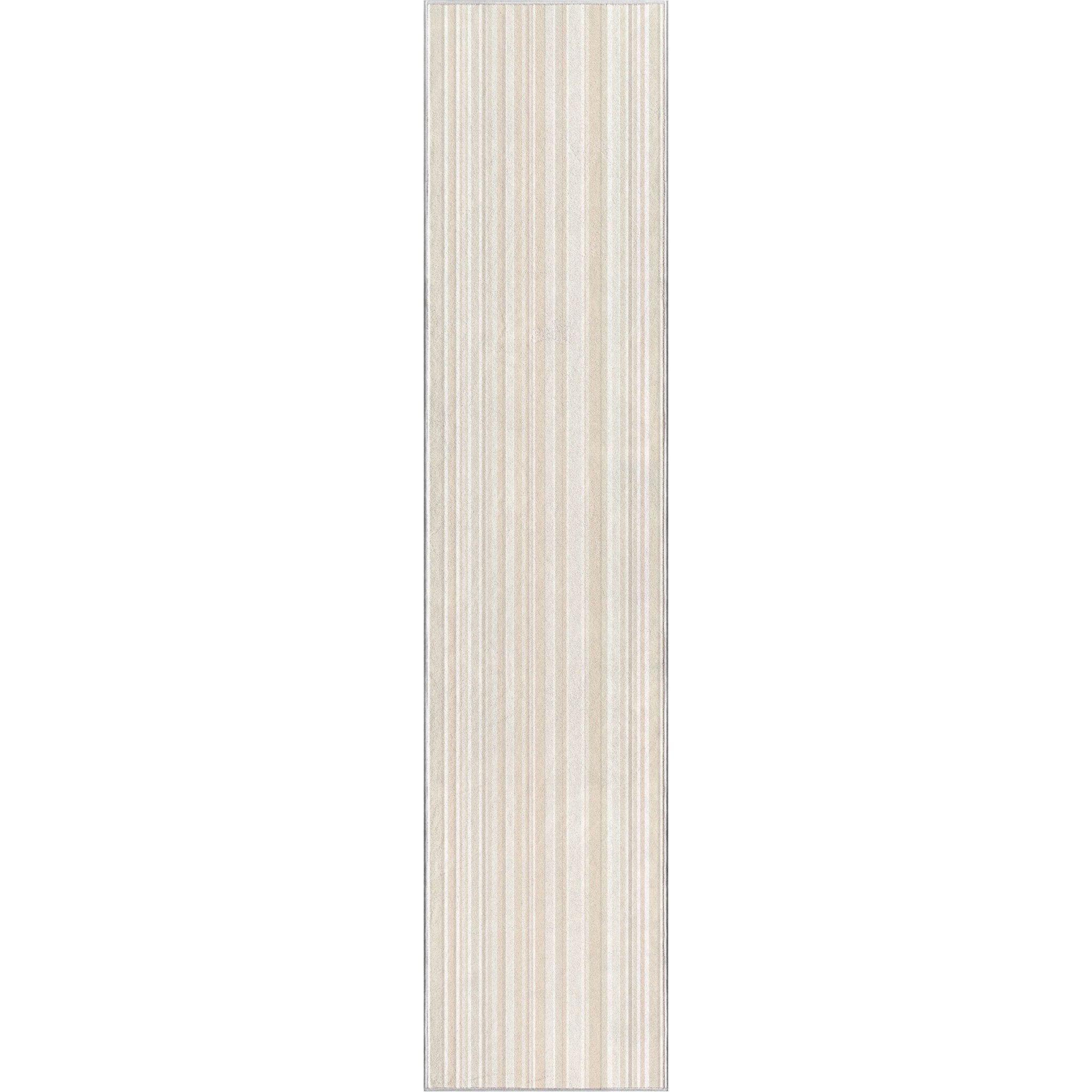 Custom Size Runner Seabreeze Lines Modern Moonlit Ivory Choose Your Width x Choose Your Length Hallway Runner Rug、mySite、gigharbornorthrealestate