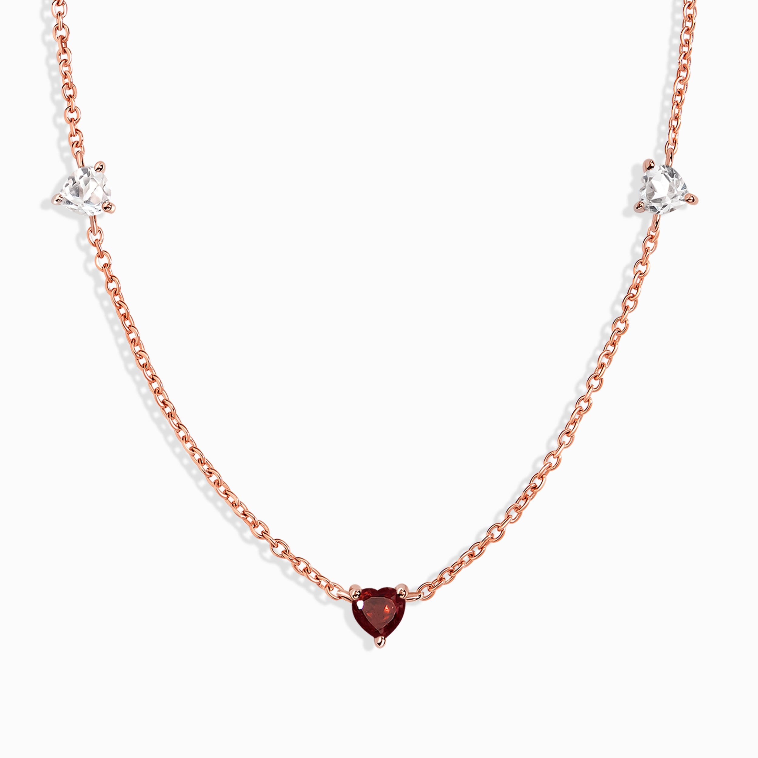 Garnet Never Without My Gem Necklace - January Birthstone、mySite、hinf8tx79