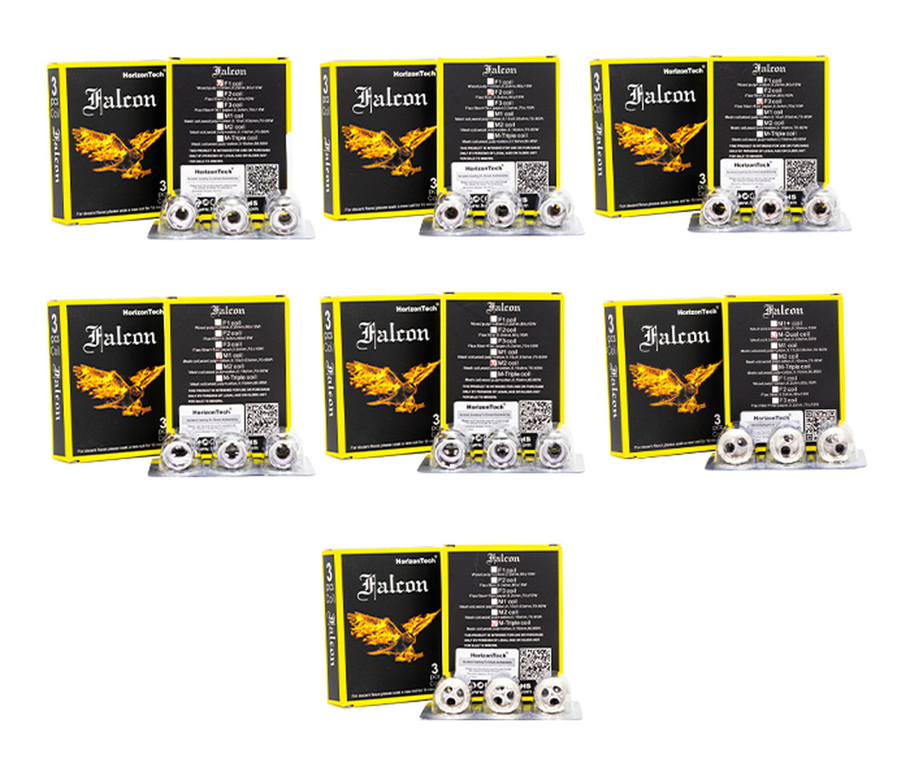 HorizonTech Falcon Replacement Coils 3 Pack、mySite、zt4zffjzw