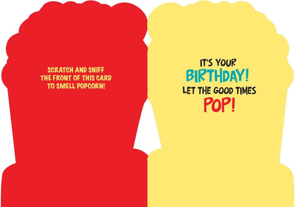  Note Card - Popcorn Scratch and Sniff、mySite、ghnorth