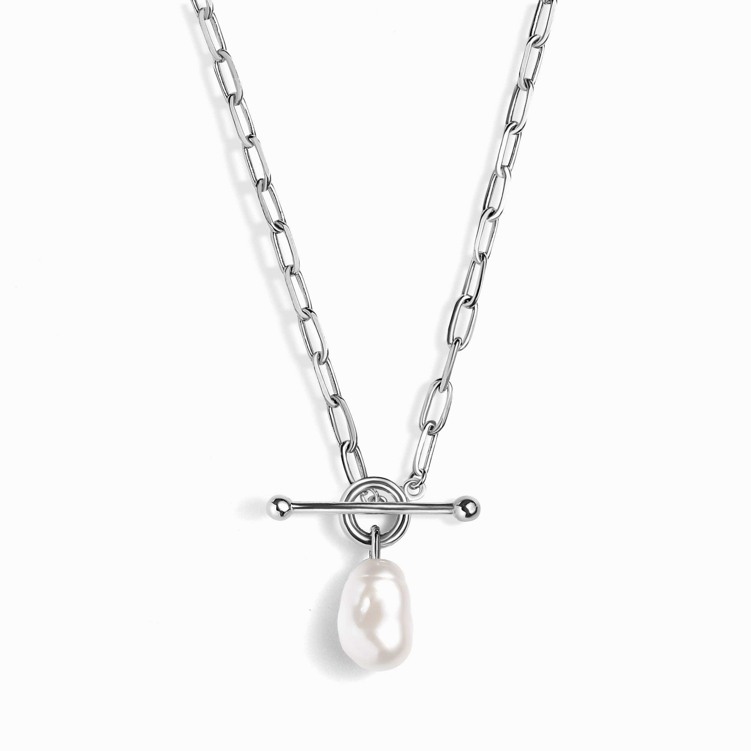 Pearl T-Lock Necklace - Oraya、mySite、hinf8tx79