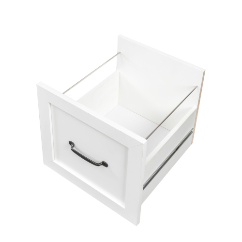 Home Office Computer Desk with Hutch, Antiqued White finish、、casual