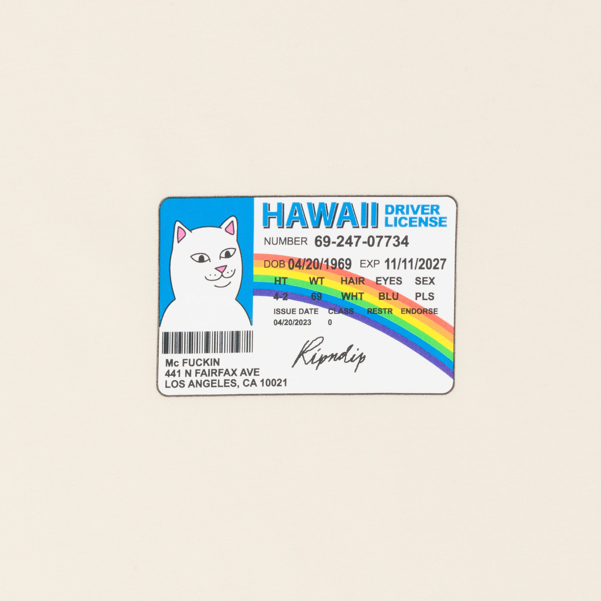  Mcfuckin Tee (Natual)、mySite、merchandisen