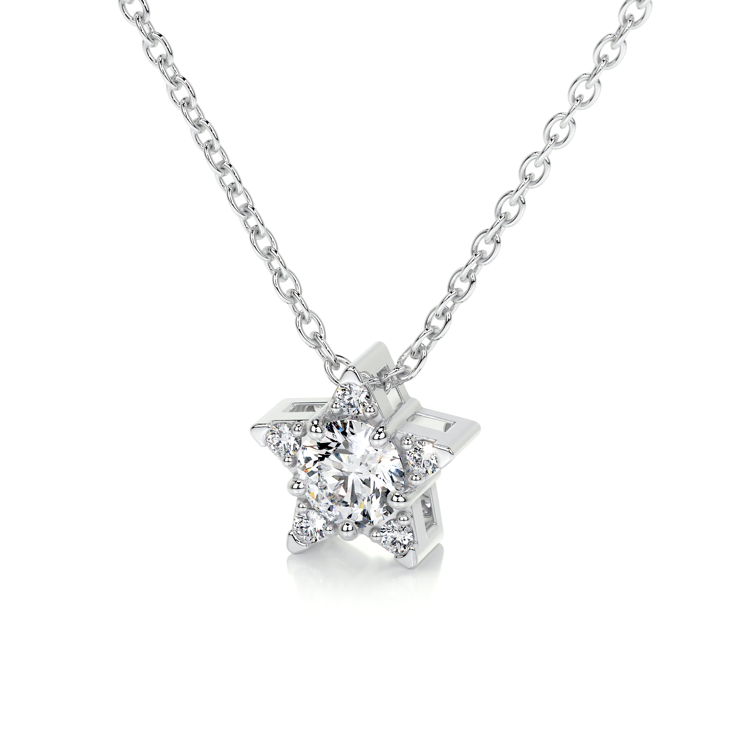 Robbie Lab Grown Diamond Pendant (0.30 Carat) -18K White Gold、mySite、hinf8tx79
