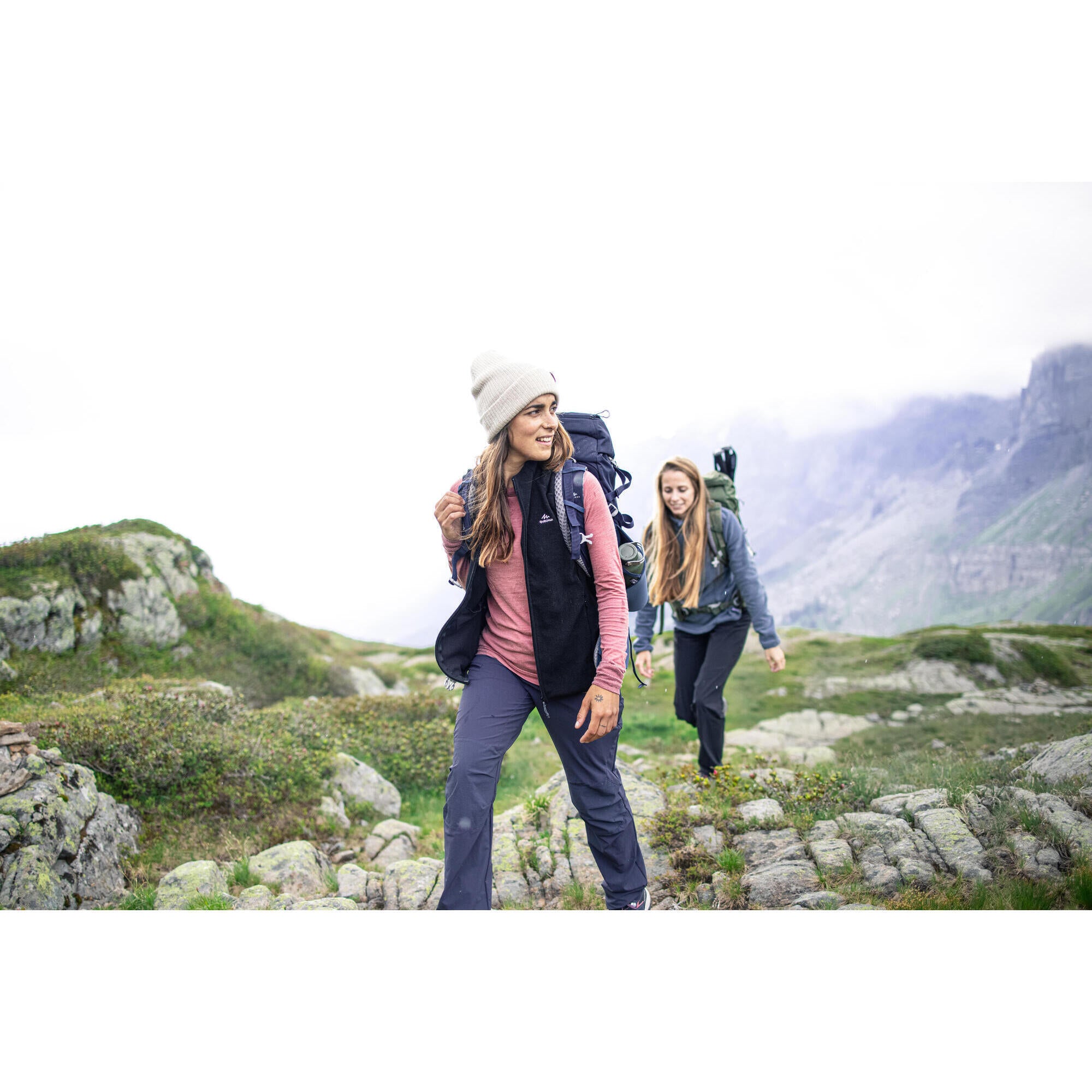 Quechua Women's Hiking Fleece Gilet - MH120、mySite、neckold