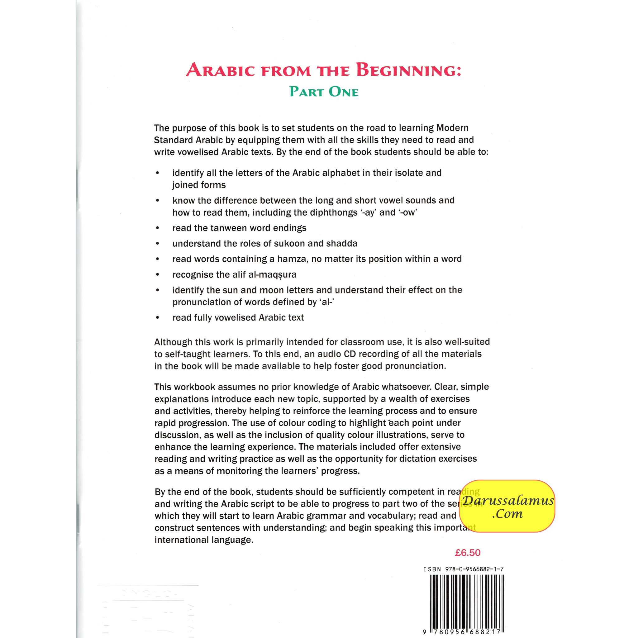 Arabic from the Beginning Part One By Imran Hamza Alawiye、mySite、topwebapps