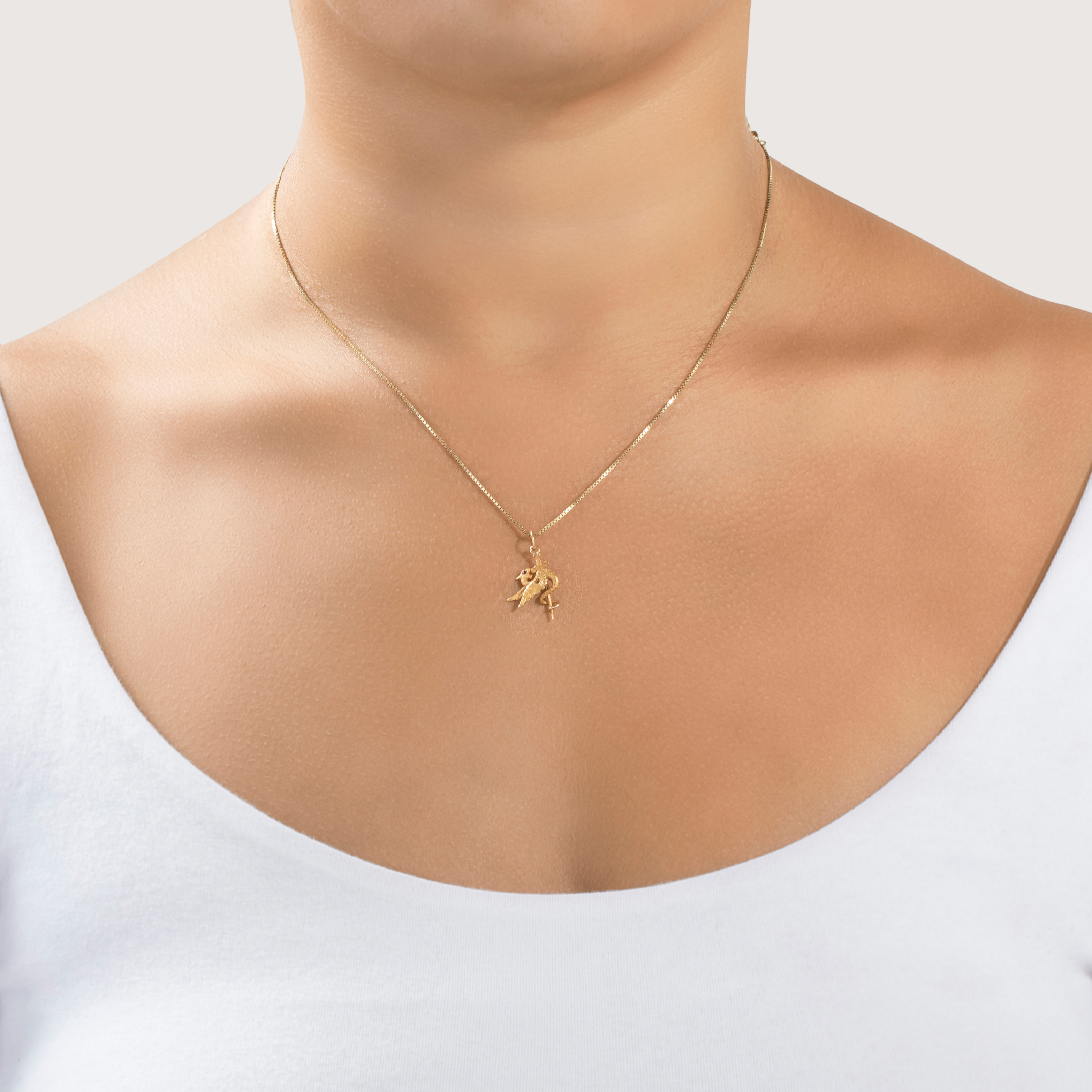 Antique 14k Yellow Gold Synthetic Ruby Fabulous Dragon & Sword Charm / Pendant、mySite、hinf8tx79