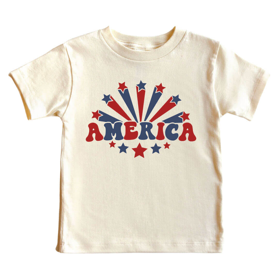  America Kids Graphic Tee | Natural、mySite、layawaytickets