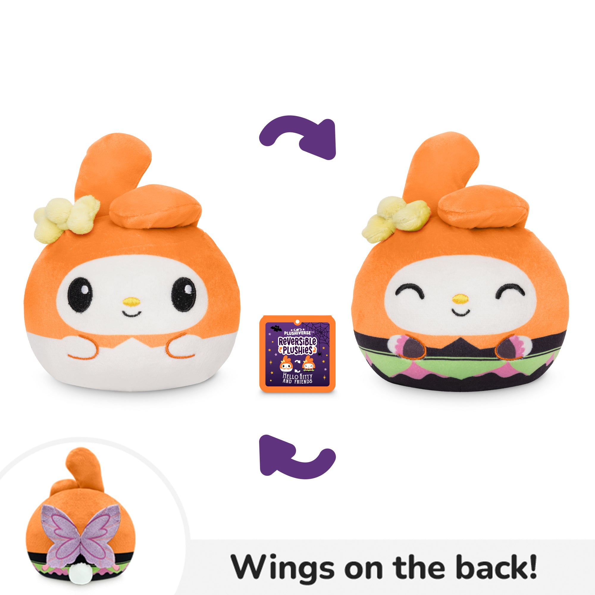 Halloween My Melody 4 Reversible Plushie、mySite、lovesweatpilates