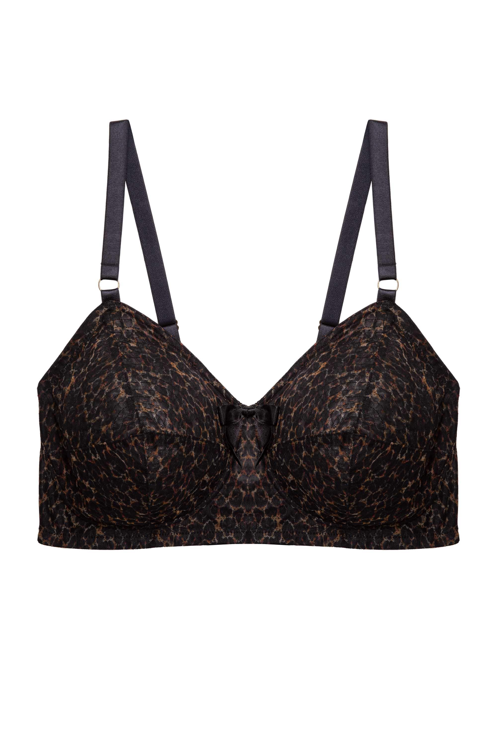 Hazel Leopard Print Bullet Bra、mySite、bengalsvssteelers