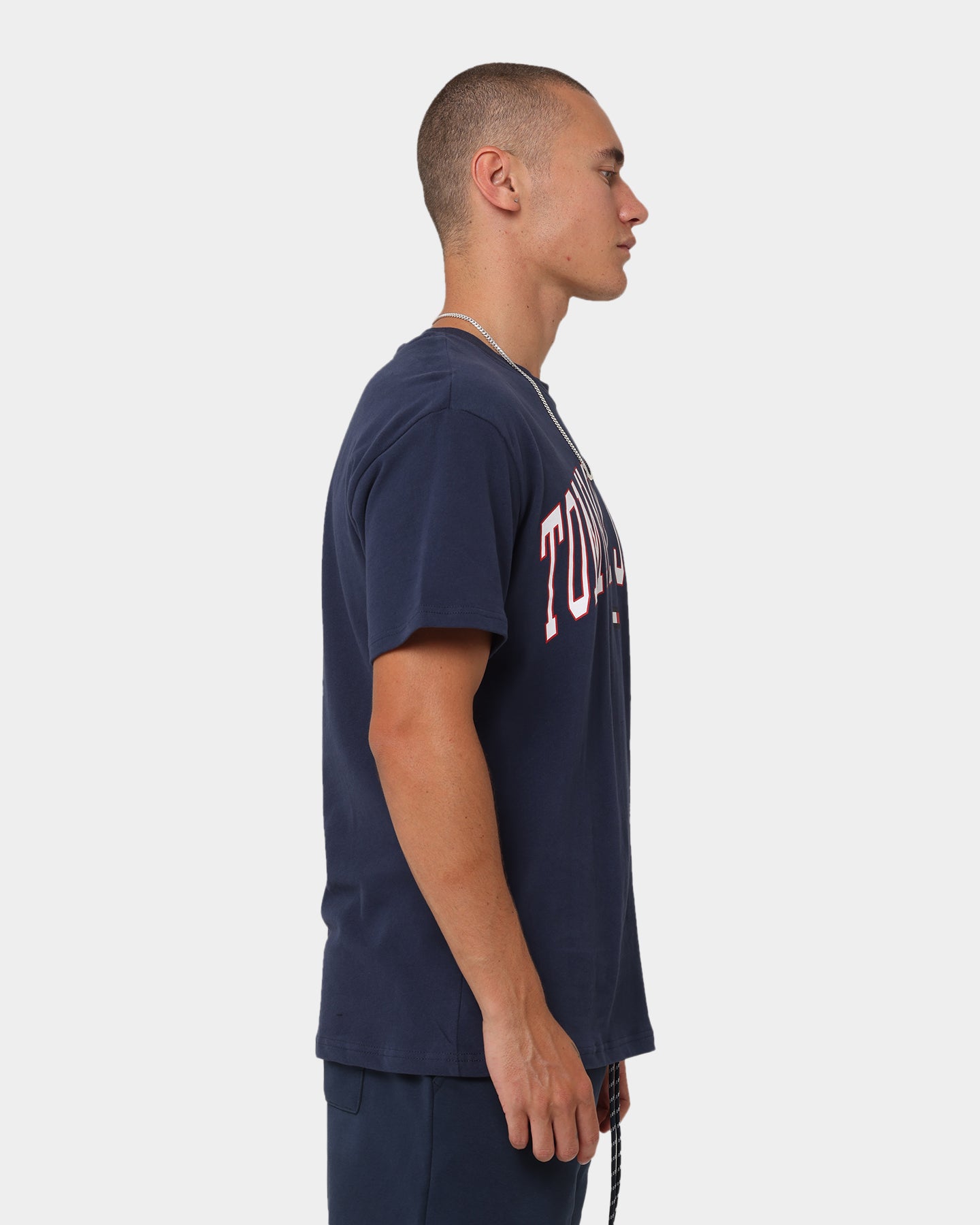 Tommy Jeans TJM Classic Collegiate T-Shirt Twilight Navy、mySite、zt4zffjzw