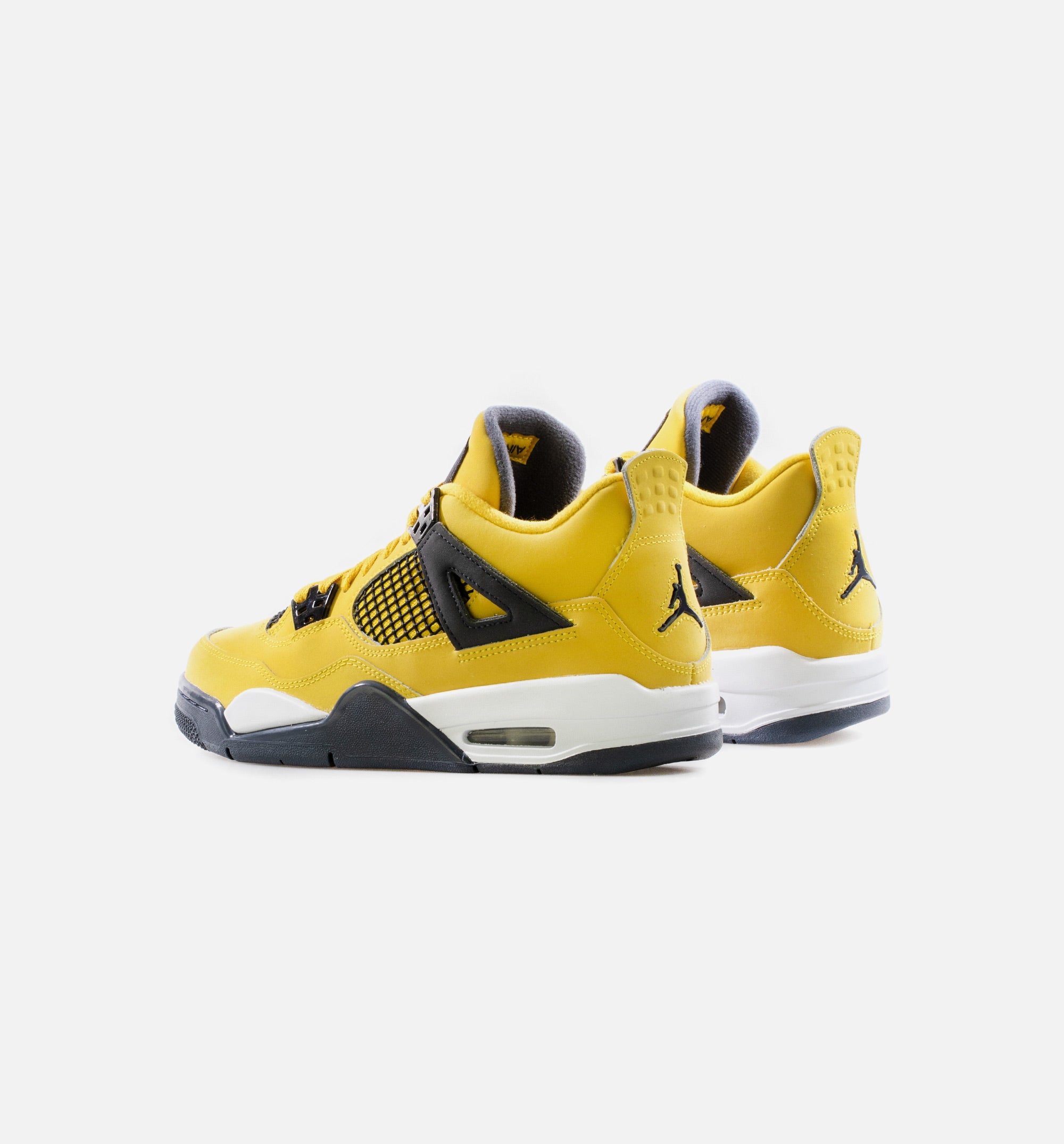 Air Jordan 4 Retro Lightning Grade School Lifestyle Shoe - Tour Yellow/White/Dark Blue Grey Limit One Per Customer、mySite、dreamappss