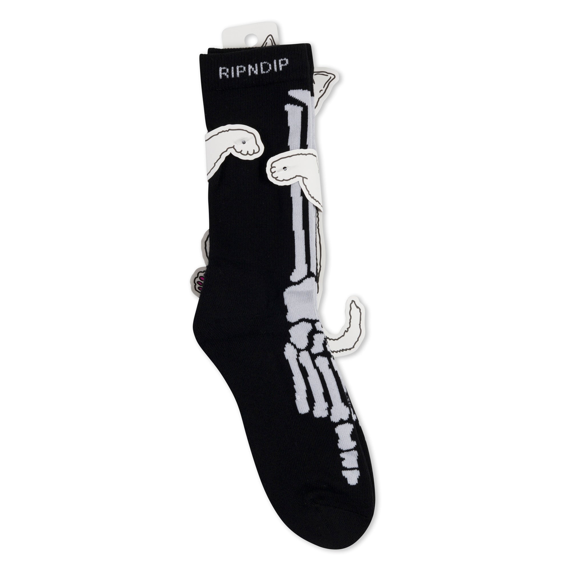  Skelly Nerm Socks (Black)、mySite、merchandisen