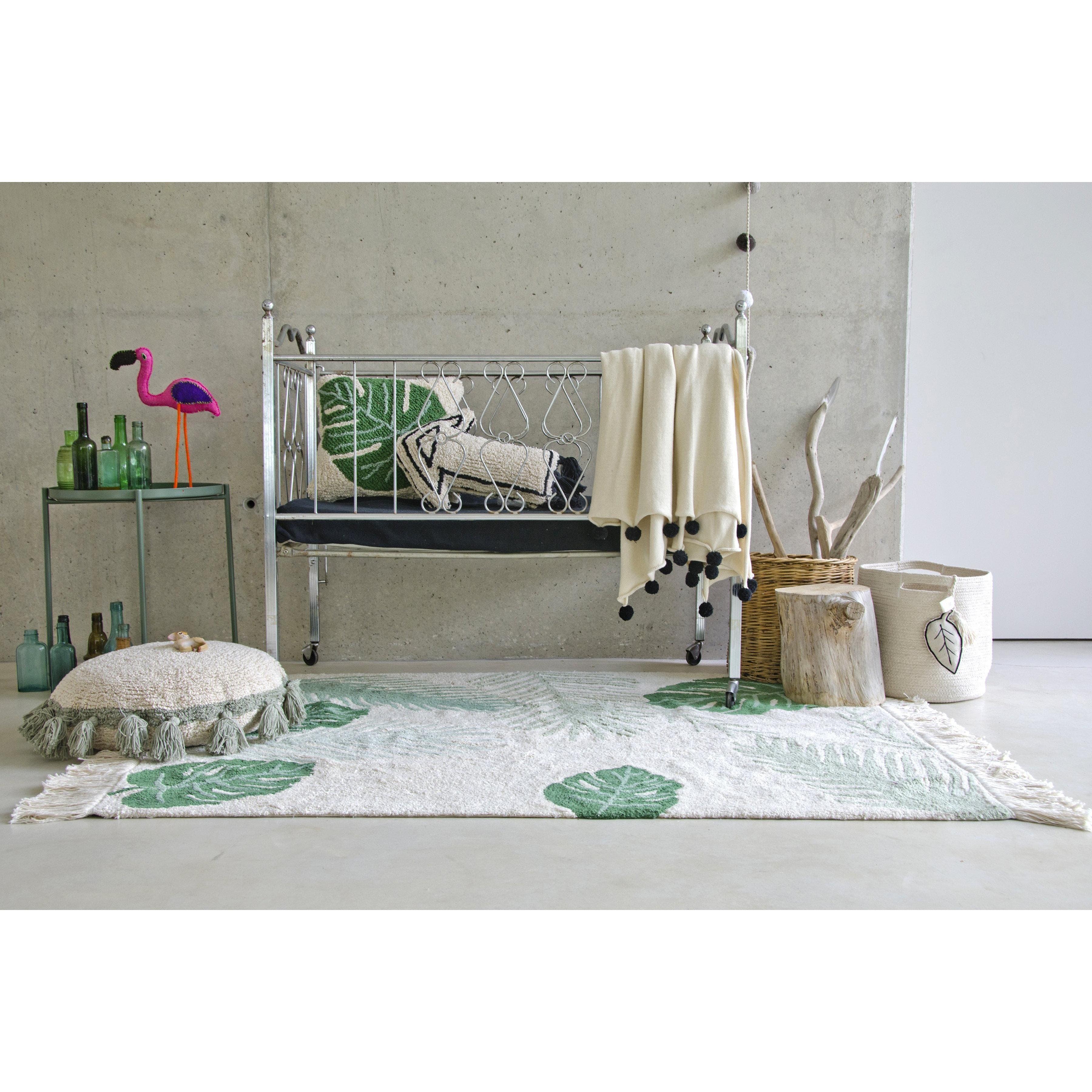 Tropical Green Machine Washable Area Rug、mySite、gigharbornorthrealestate