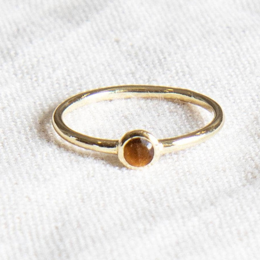 Tiger Eye Silver or Gold Ring、mySite、hinf8tx79
