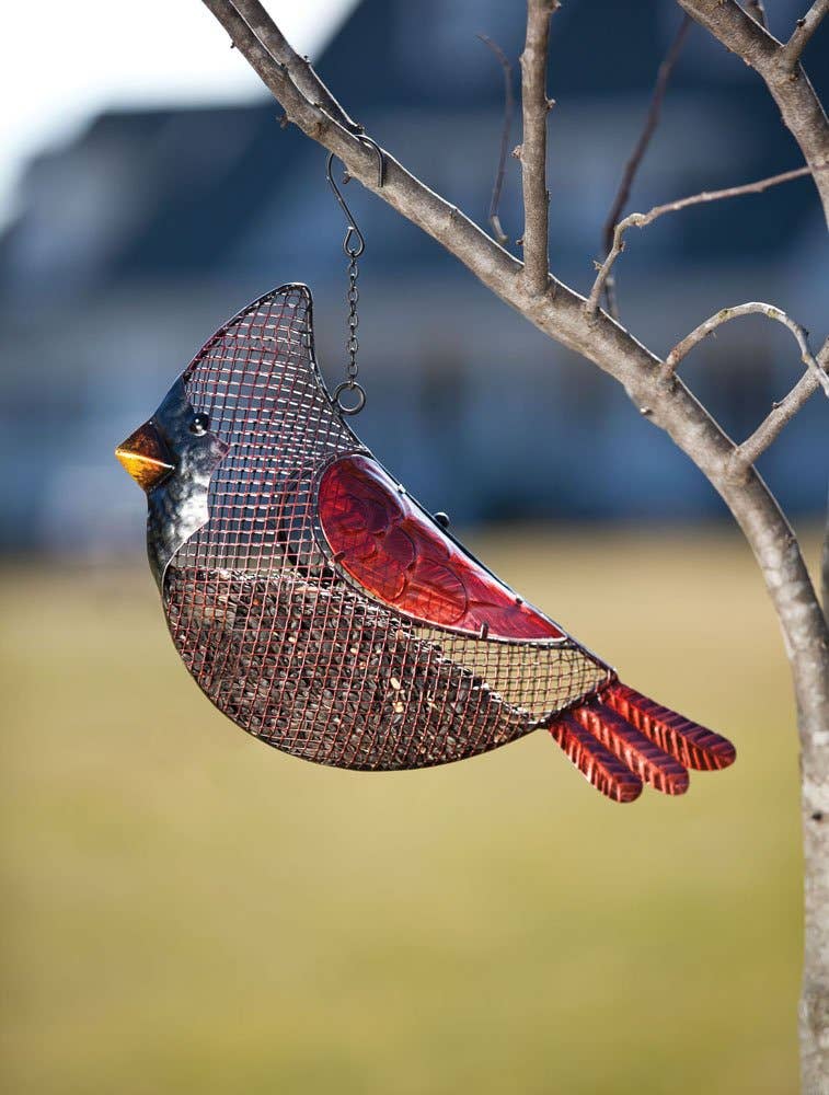 Cardinal Mesh Bird Seed Feeder、mySite、g9winljtr