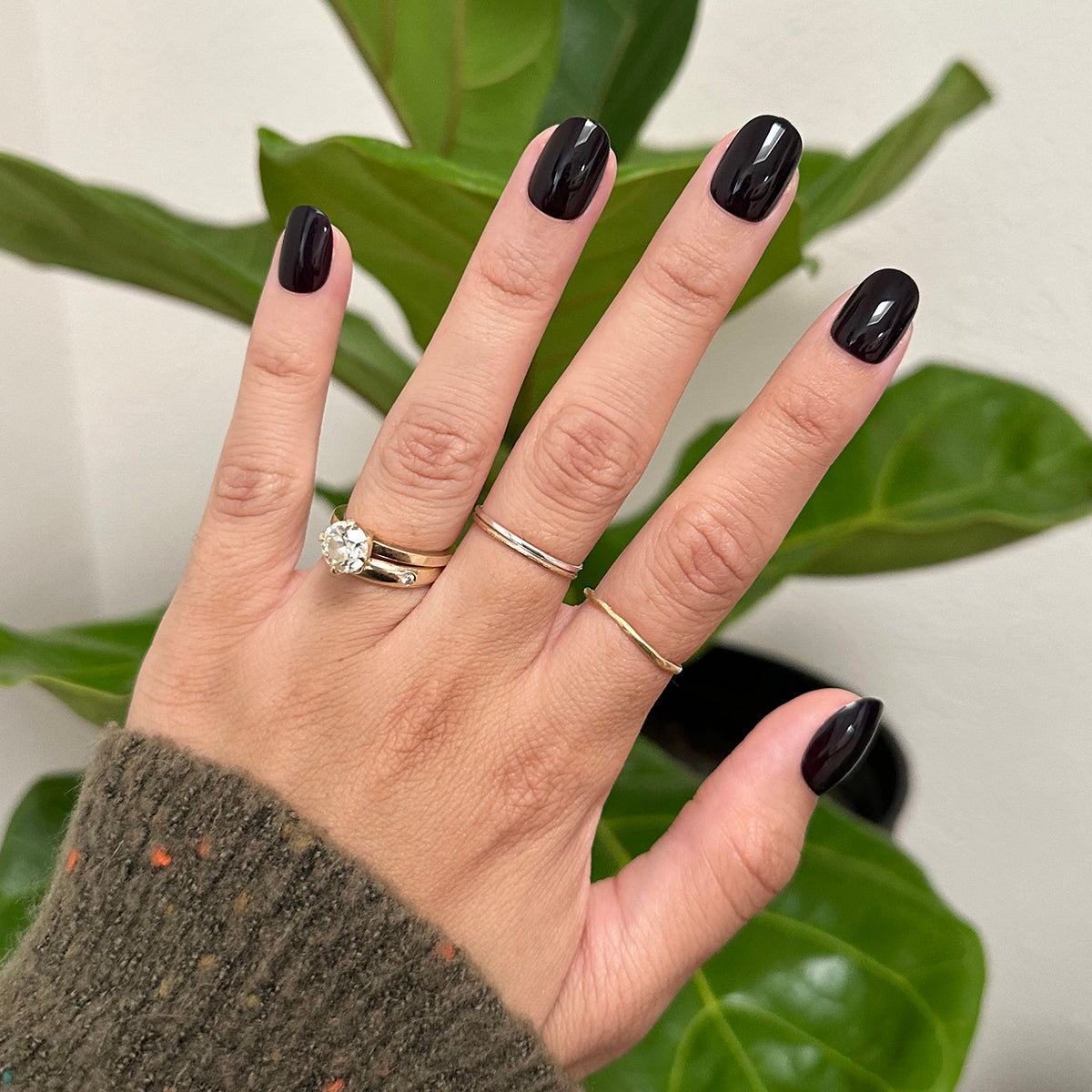 Covet | Extra Short | Round - Tab Press-On、mySite、solidvoid