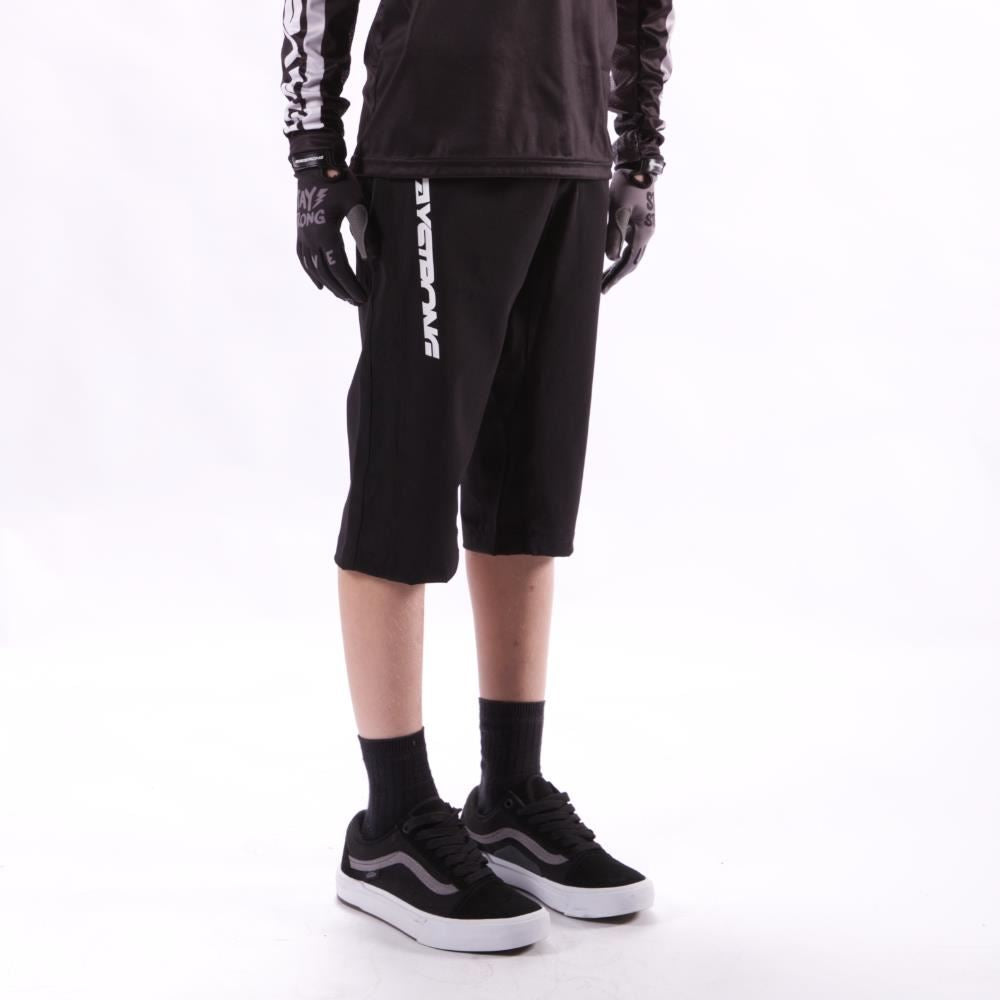  Stay Strong Youth V2 Race Shorts - Black/White、mySite、merchandisen