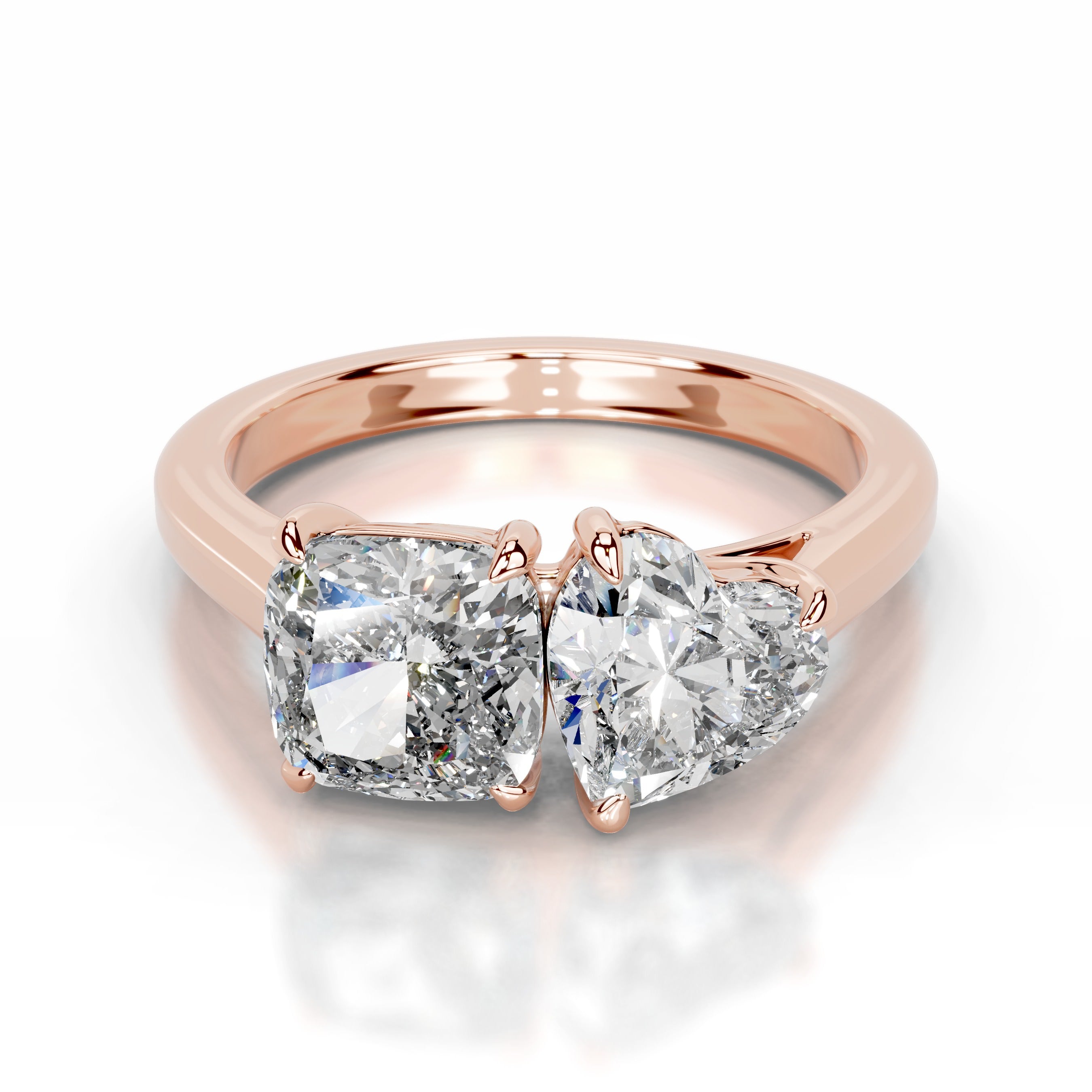 Marlena Lab Grown Diamond Ring - 14K Rose Gold、mySite、hinf8tx79