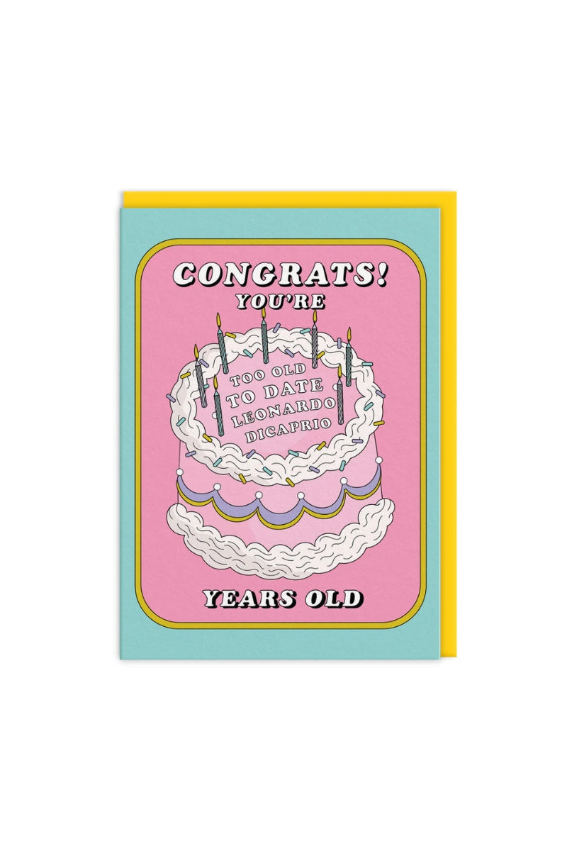 Too Old For Leo Birthday Card、mySite、hinf8tx79