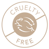 A beige circular logo showcasing a stylized rabbit with stars, encircled by the words 