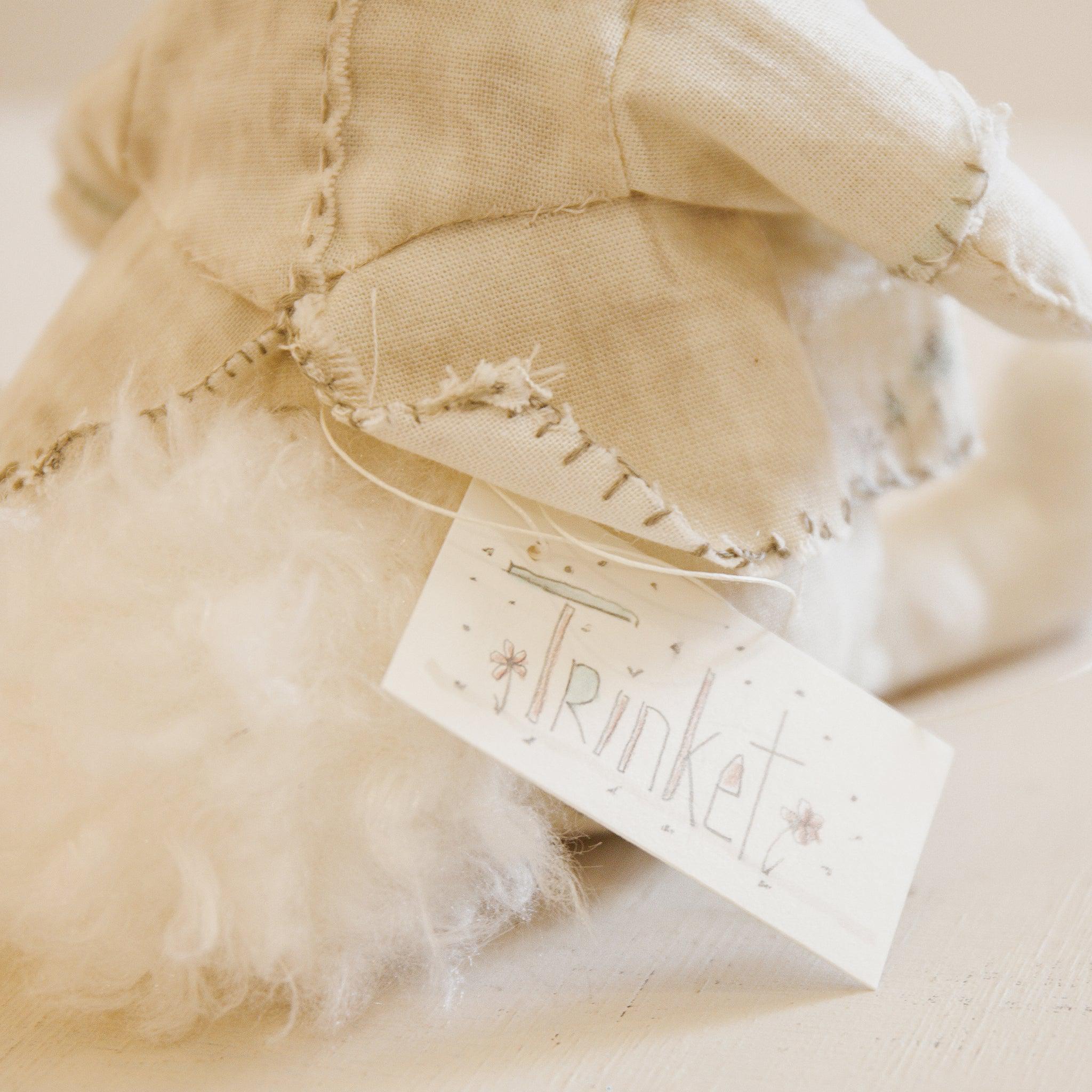 RETIRED - Hutch Studio Original - Trinket - Hand-Crafted Cotton & Knit Bunny、mySite、g9winljtr