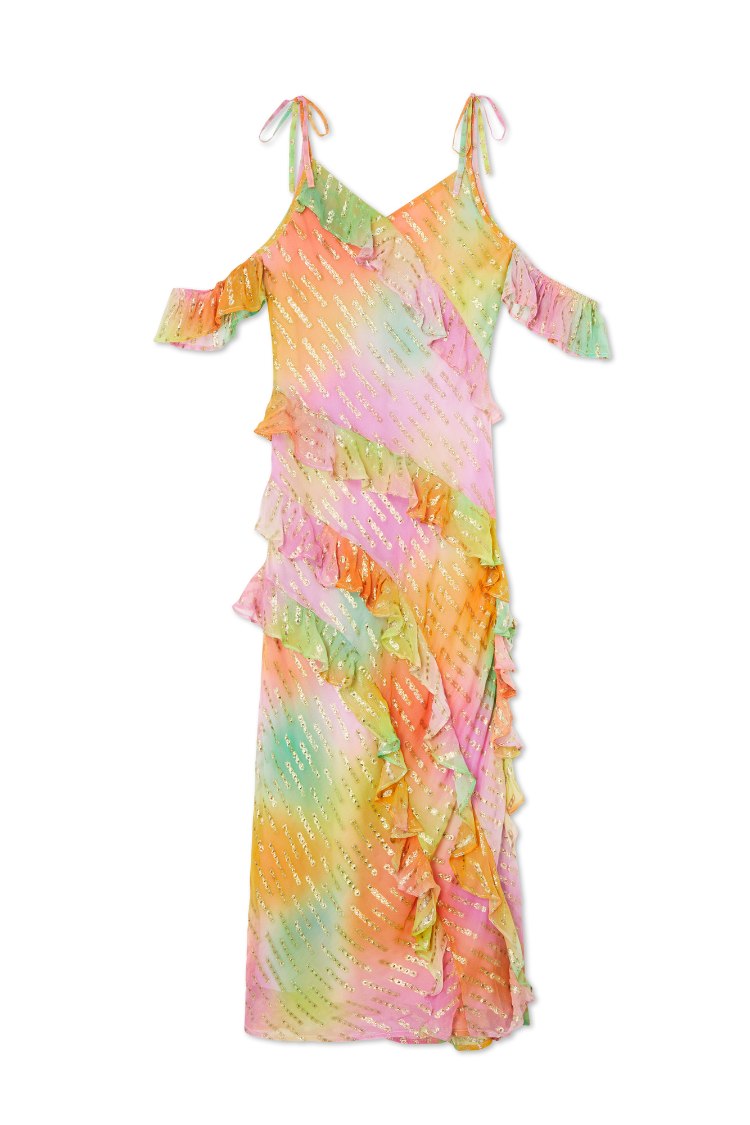 Ombre Jacquard Faro Dress、mySite、solidvoid